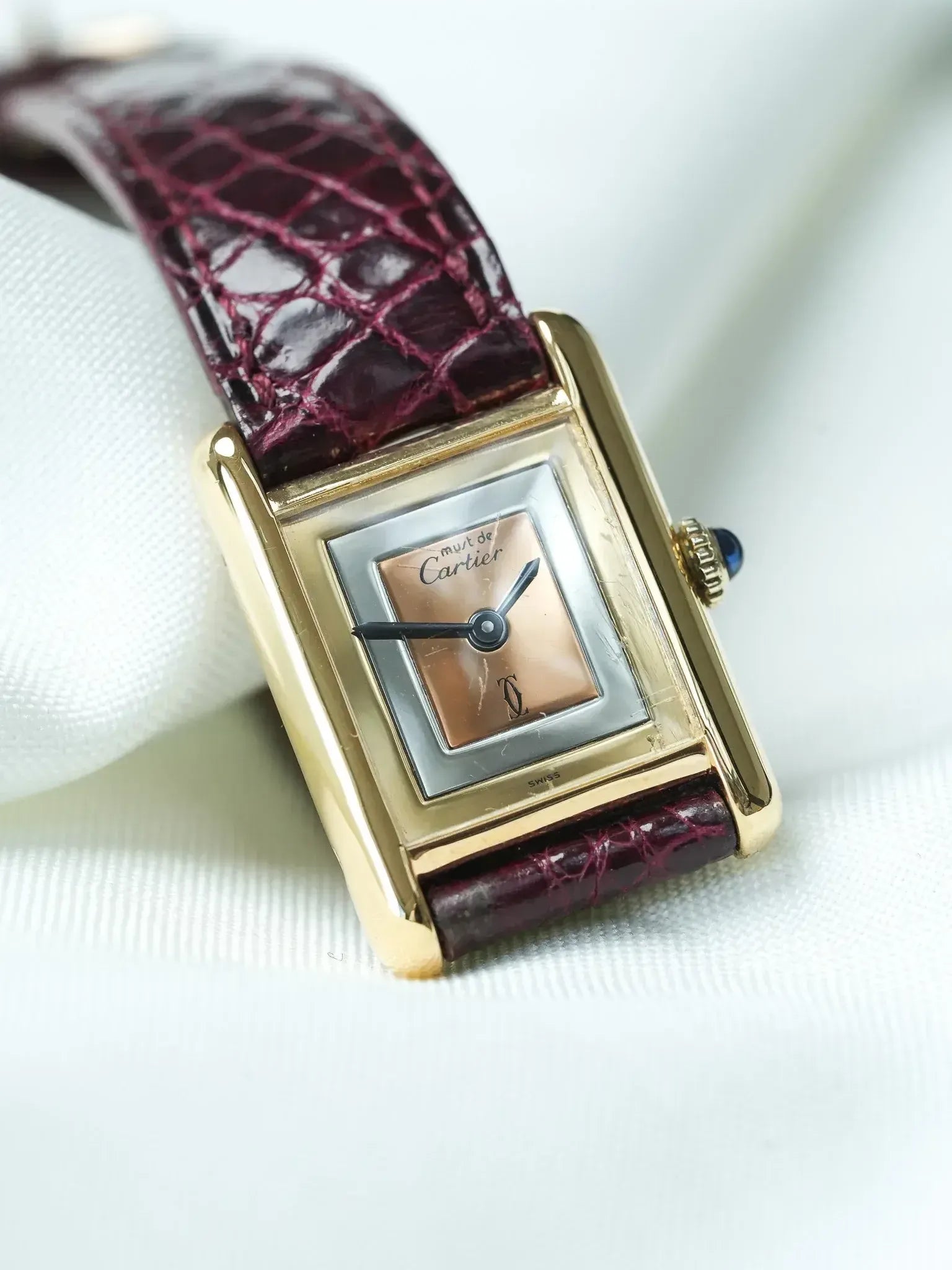 Watch Cartier Tank Must Trinity Vintage (1980s) - Vermeil Mechanical