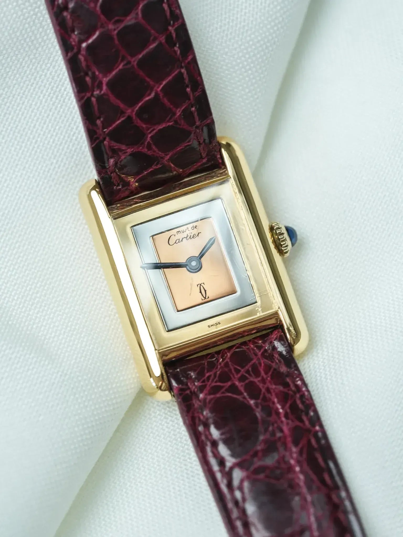 Watch Cartier Tank Must Trinity Vintage (1980s) - Vermeil Mechanical