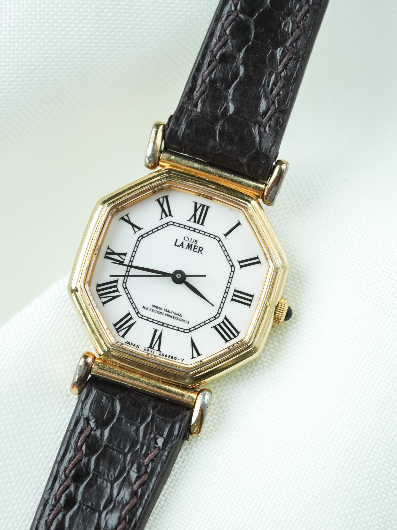Montre Citizen Club La Mer Vintage - Mini Octogonale Plaqué or (1991) - Atelier Victor