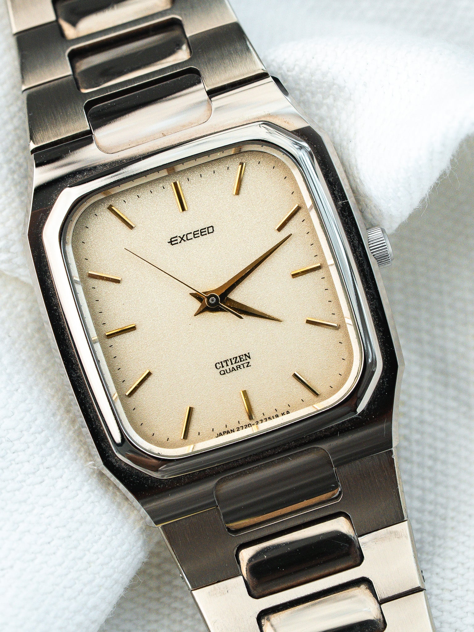 Montre Citizen Exceed Vintage - Tonneau Acier Bronze (1997) - Atelier Victor