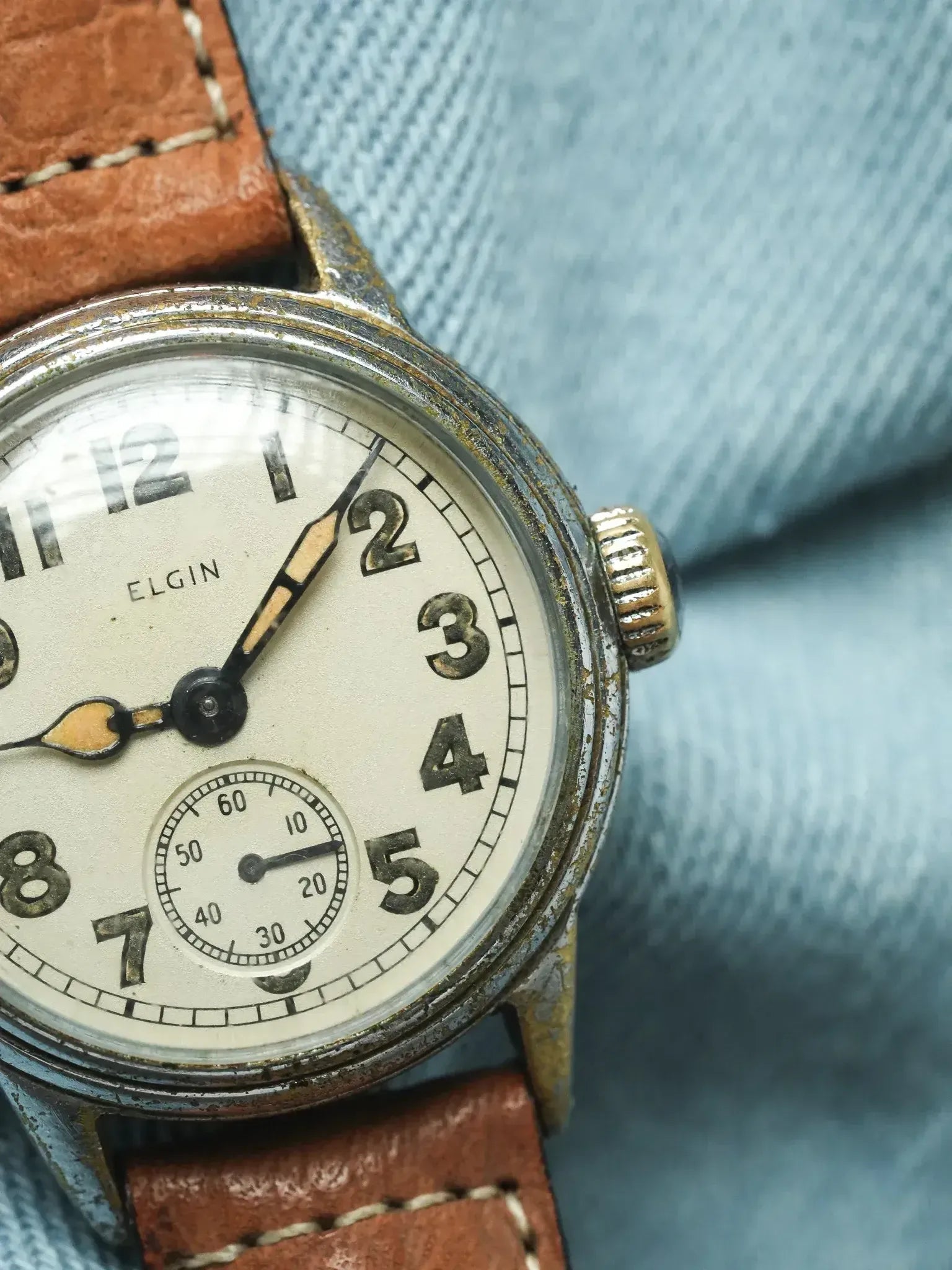 Elgin - Militaire WWII Armée USA Cadran Crème - 1940s - Atelier Victor