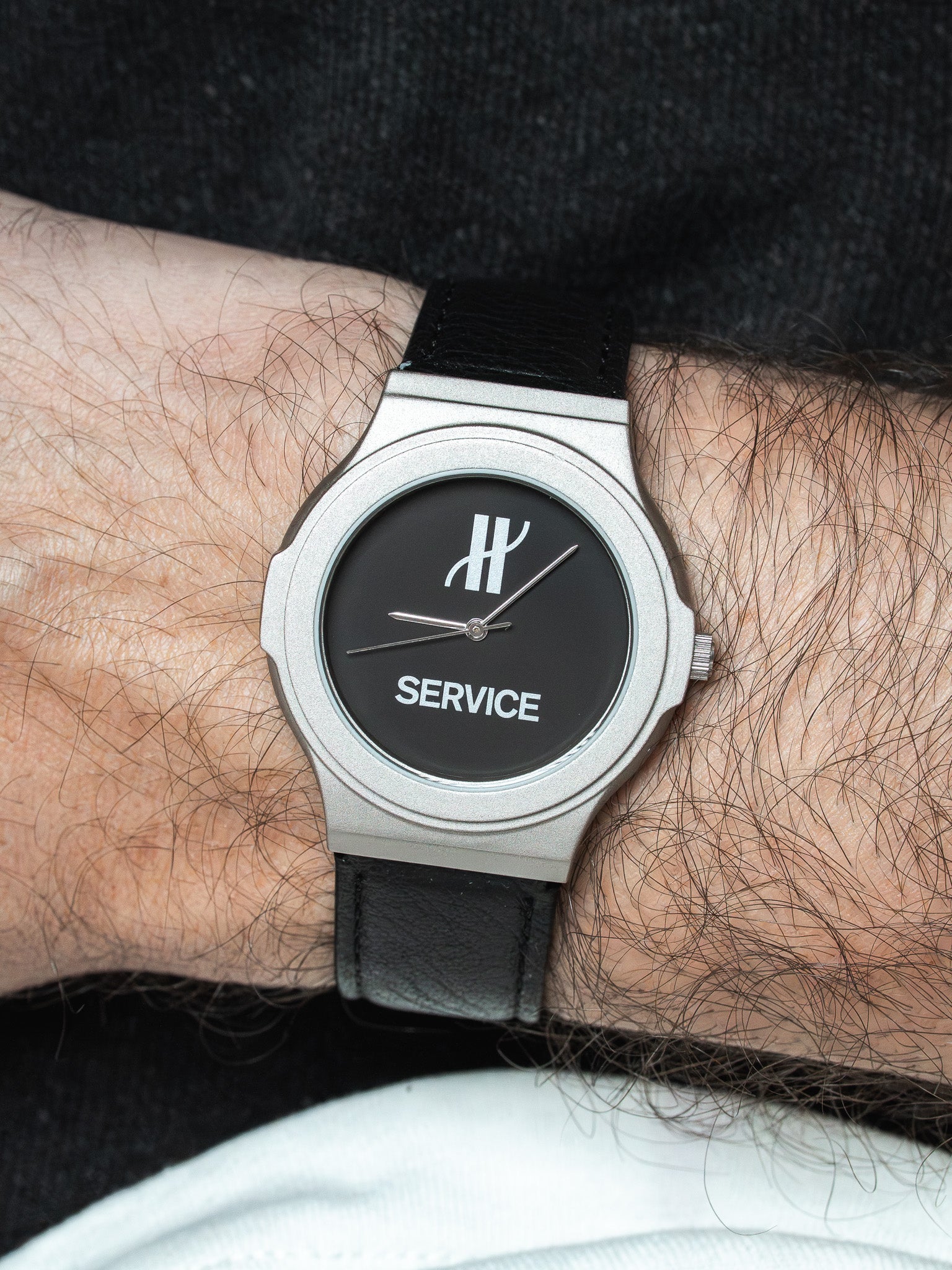 Montre Hublot Service Vintage - 36mm Acier Brossé (Années 2000) - Atelier Victor