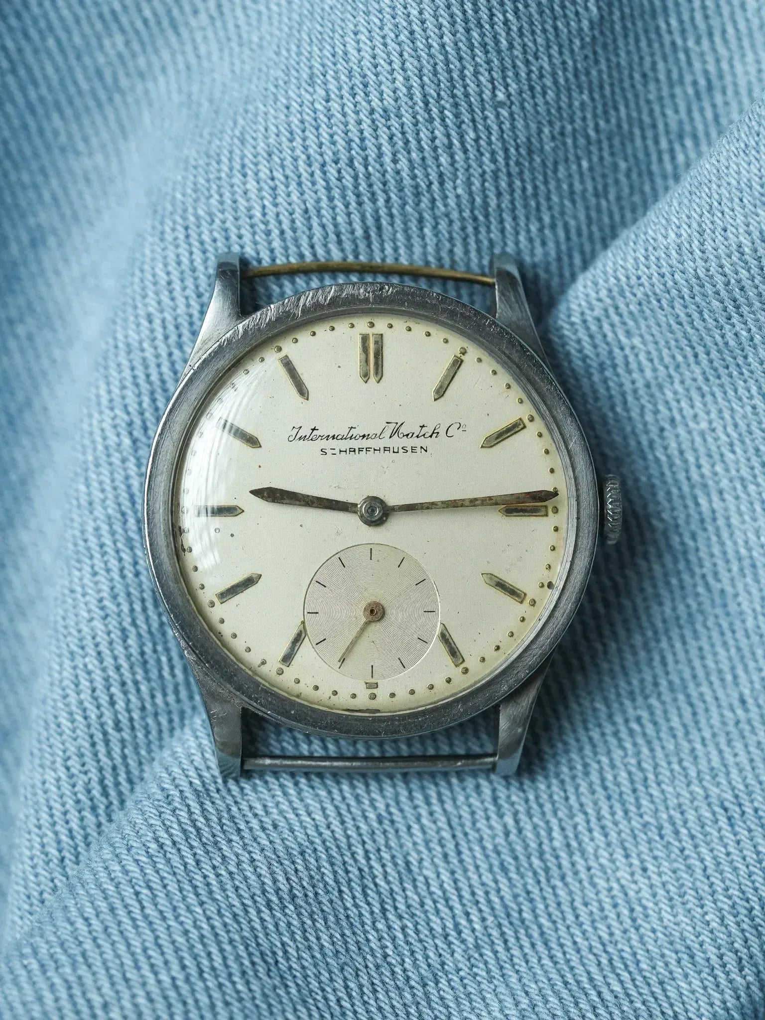 Montre IWC Calatrava Vintage - Acier Homme (1946) - Atelier Victor
