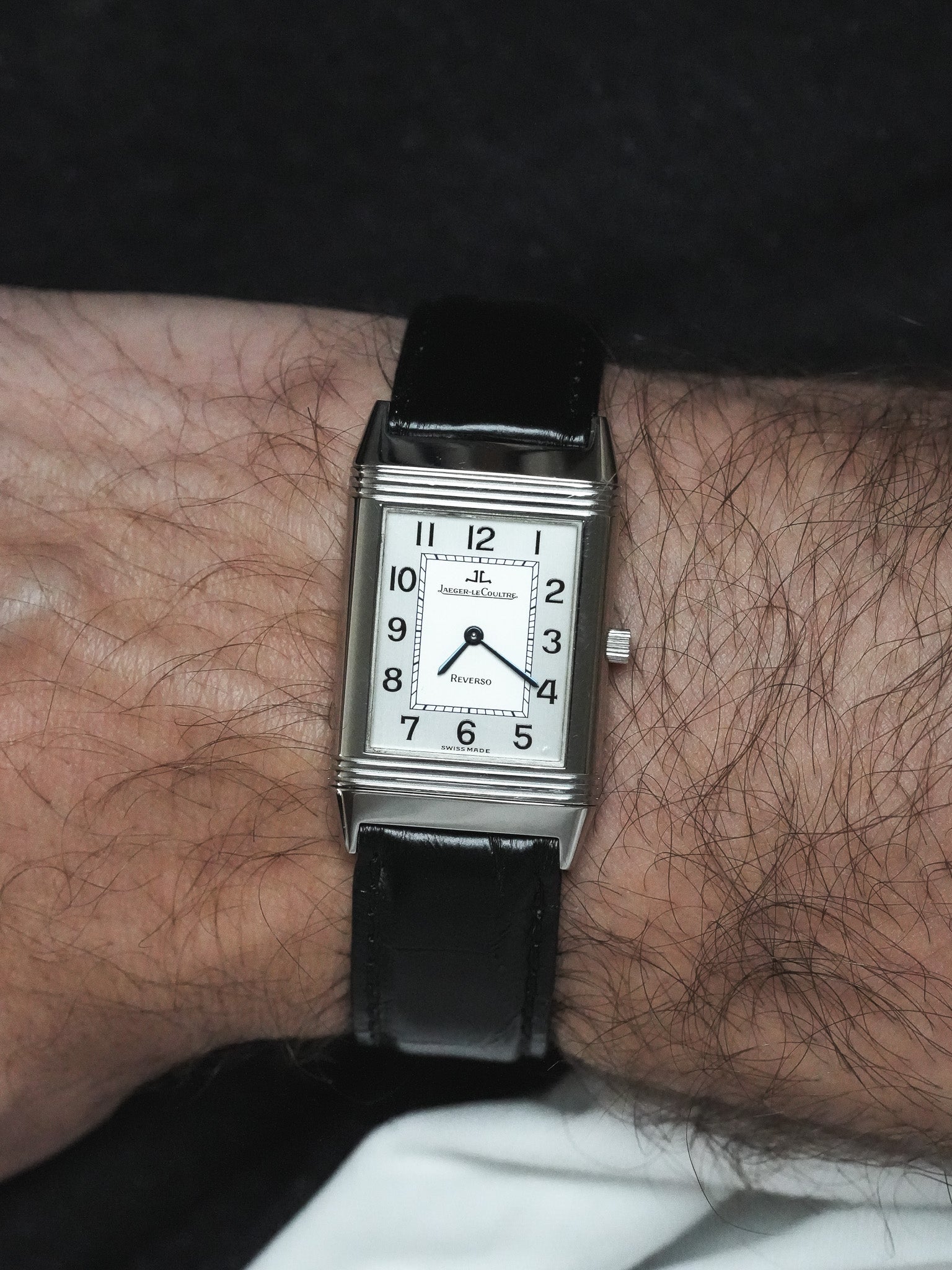 Montre Jaeger-LeCoultre Reservo 250.8.86 Vintage - Manuel Extra-Plate Acier (1990s) - Atelier Victor