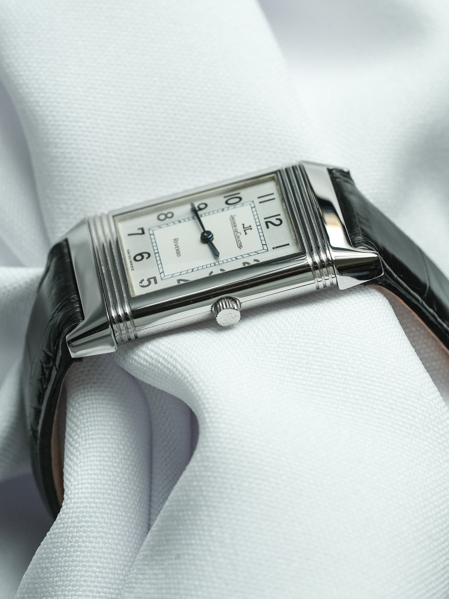 Montre Jaeger-LeCoultre Reservo 250.8.86 Vintage - Manuel Extra-Plate Acier (1990s) - Atelier Victor