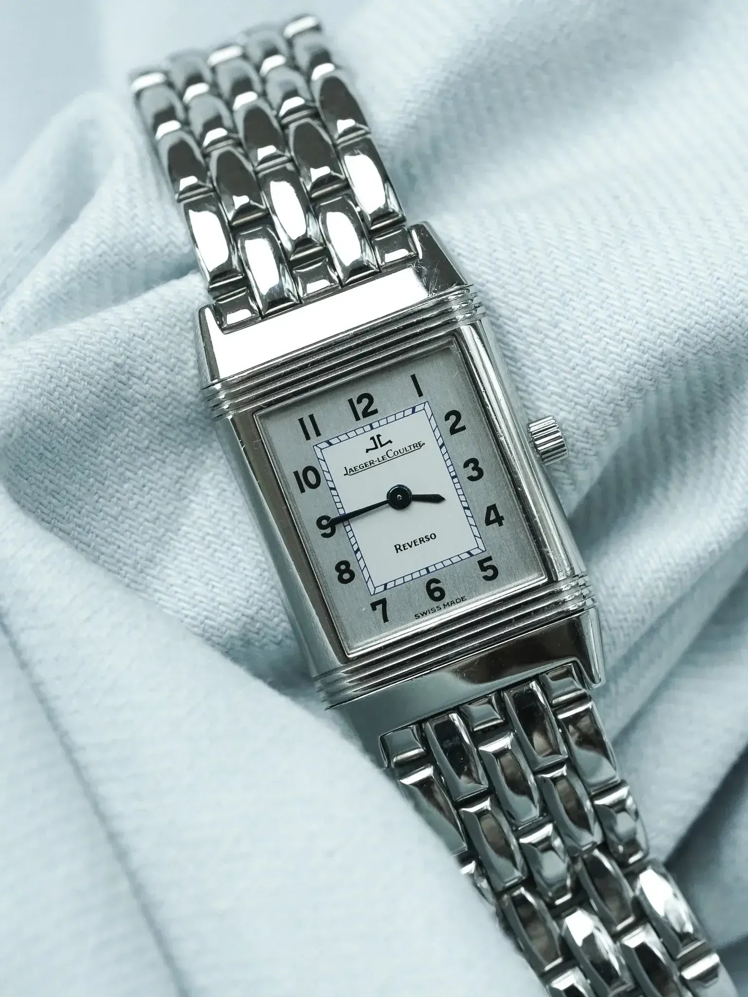 Jaeger-LeCoultre - Reservo 260.8.08 acier 20x33mm quartz extra plate - 1990s - Atelier Victor