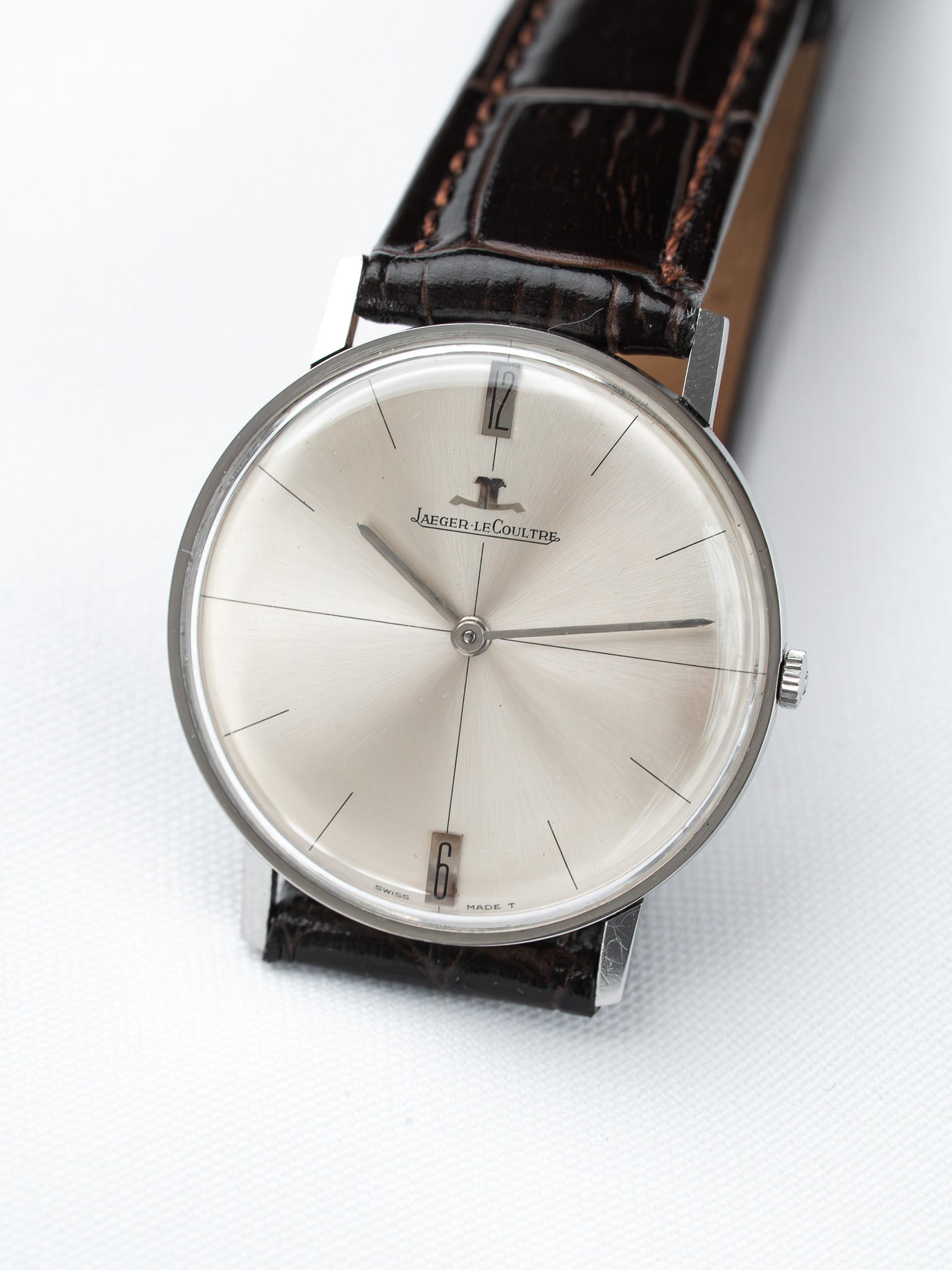 Montre Jaeger-LeCoultre Vintage - 33mm Acier 6-12h (Années 1960) - Atelier Victor