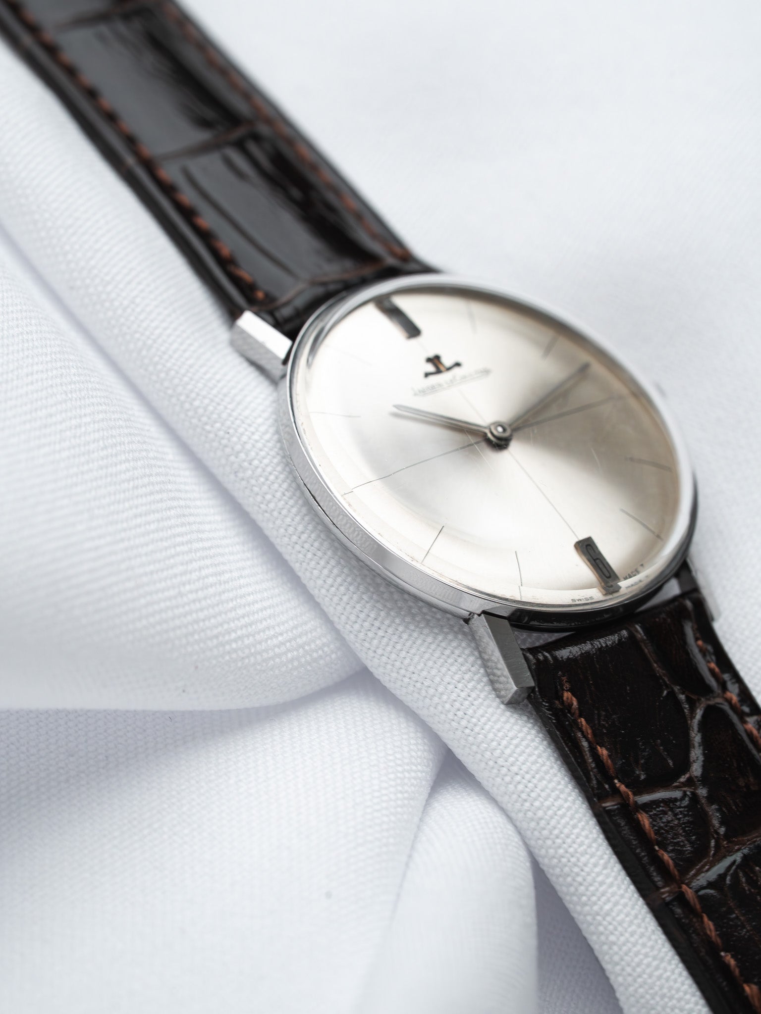 Montre Jaeger-LeCoultre Vintage - 33mm Acier 6-12h (Années 1960) - Atelier Victor