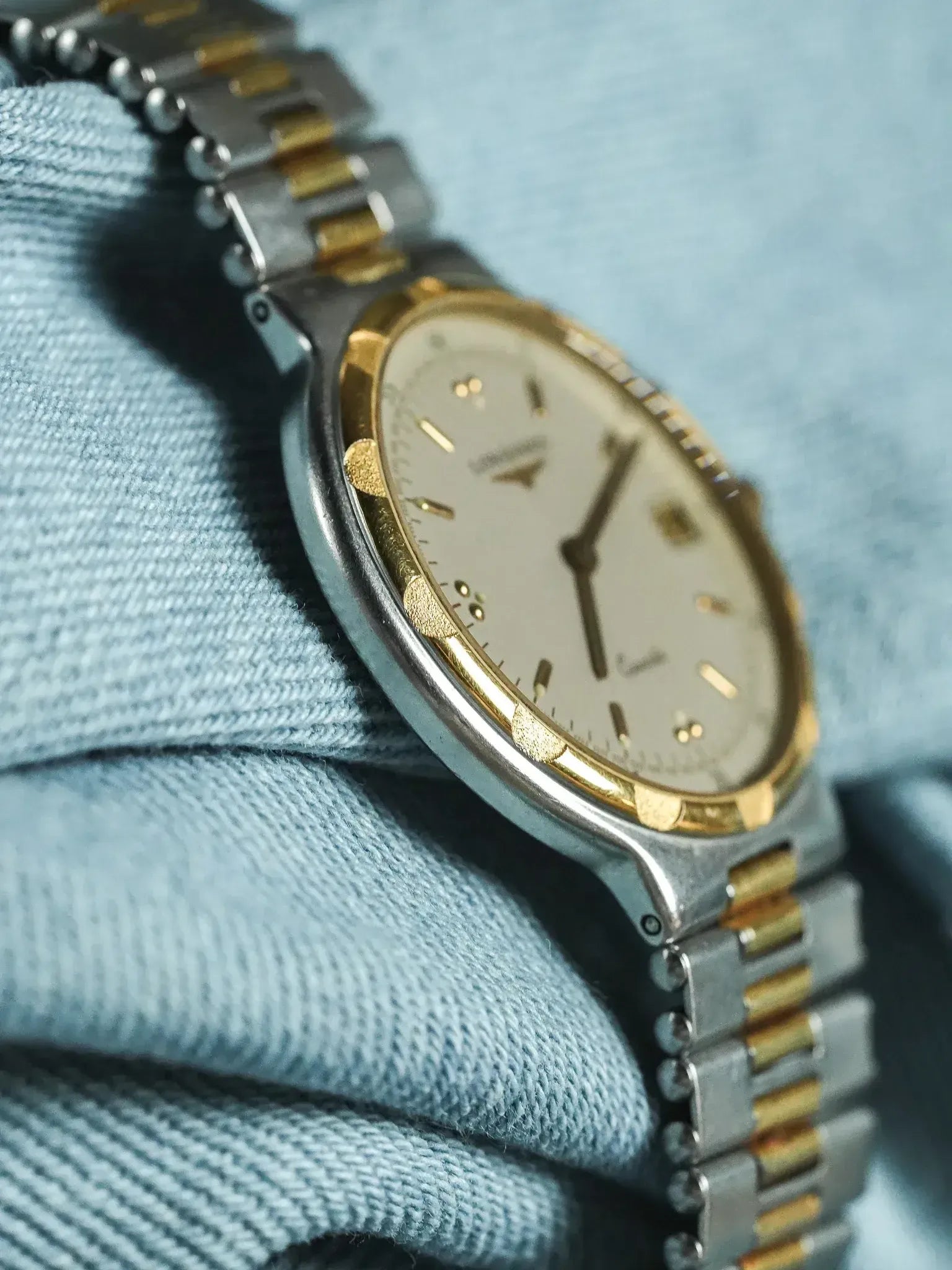 Montre Longines Conquest Vintage - 32mm Bicolore Date (Années 1980) - Atelier Victor