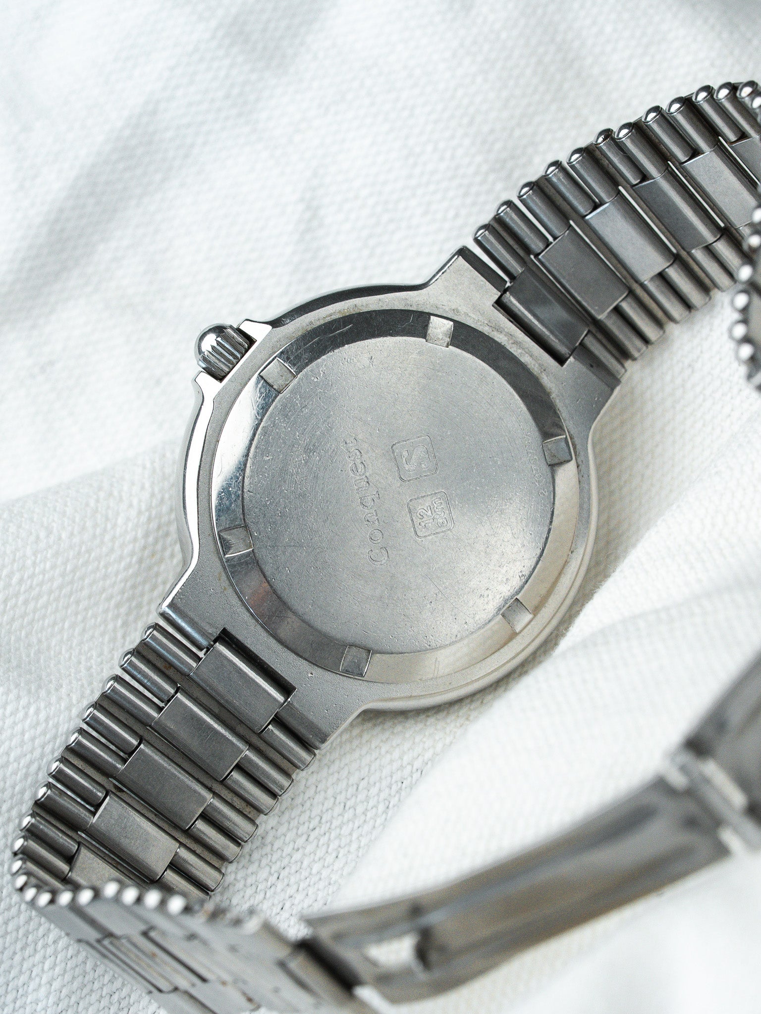 Montre Longines Conquest Vintage - Acier Li-Quartz Trotteuse Rouge (1980) - Atelier Victor