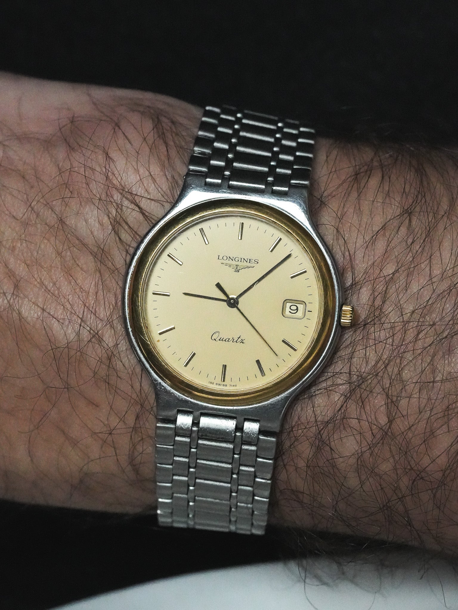 Longines Flagship Vintage Watch - 33mm Two-Tone Steel Date (1980s)