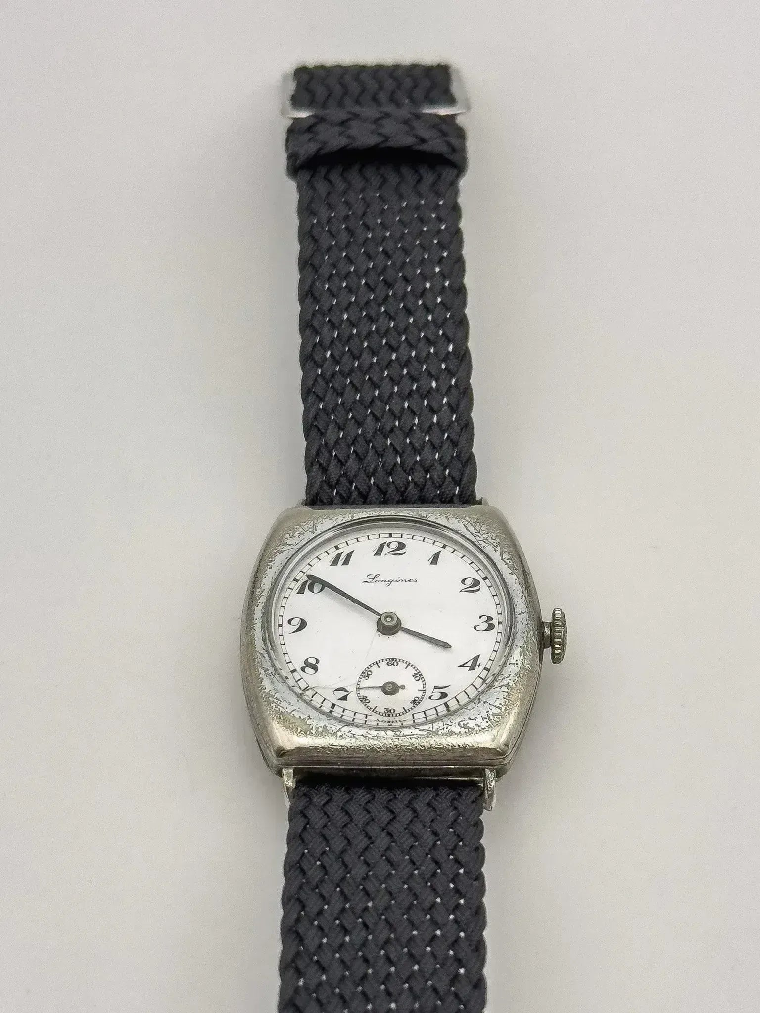 Montre Longines Militaire WW1 Vintage - Coussin Chrome (1913) - Atelier Victor