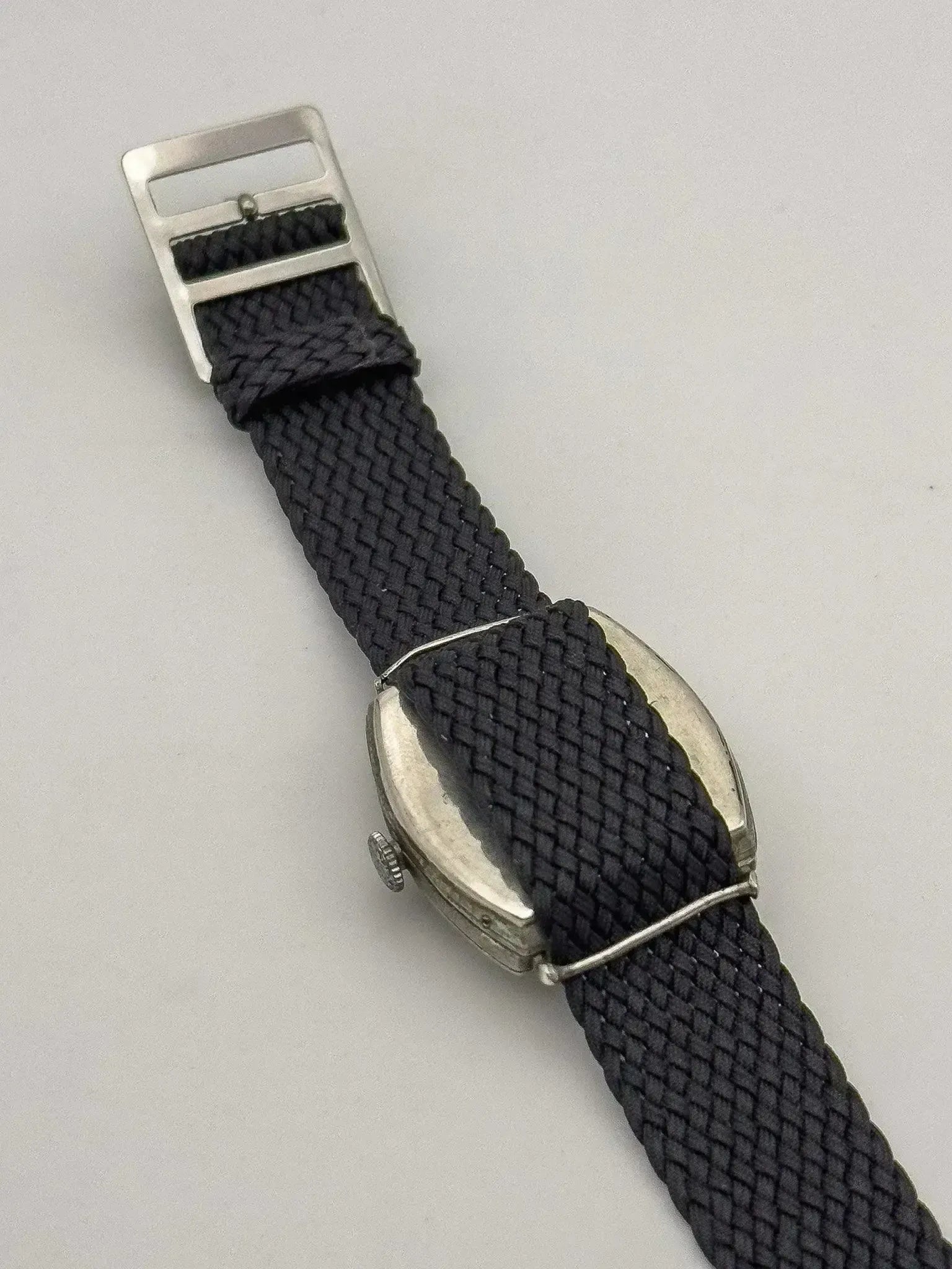 Montre Longines Militaire WW1 Vintage - Coussin Chrome (1913) - Atelier Victor