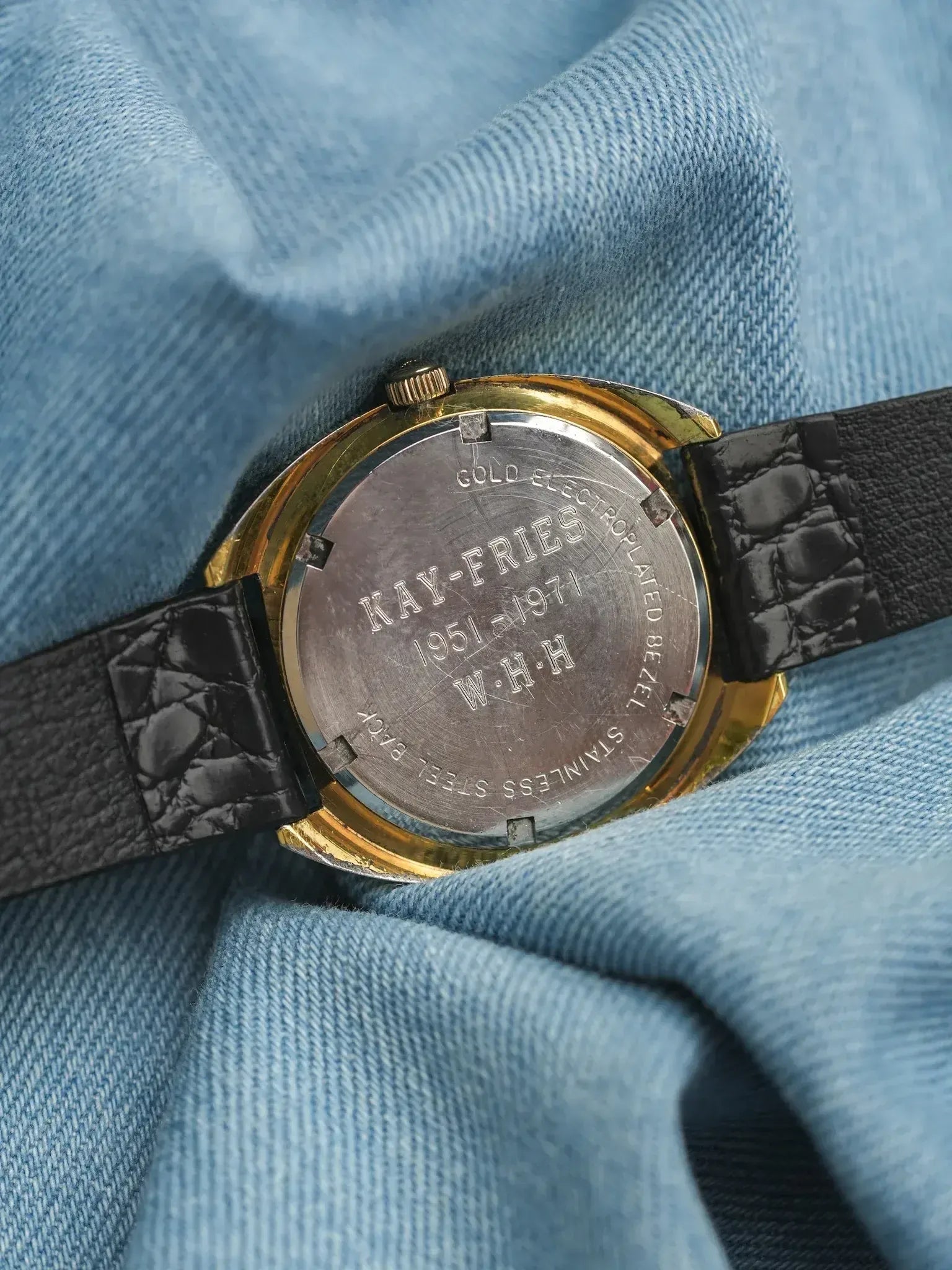 Montre Longines Vintage Disco - Plaqué Or Manuel (Années 1970) - Atelier Victor