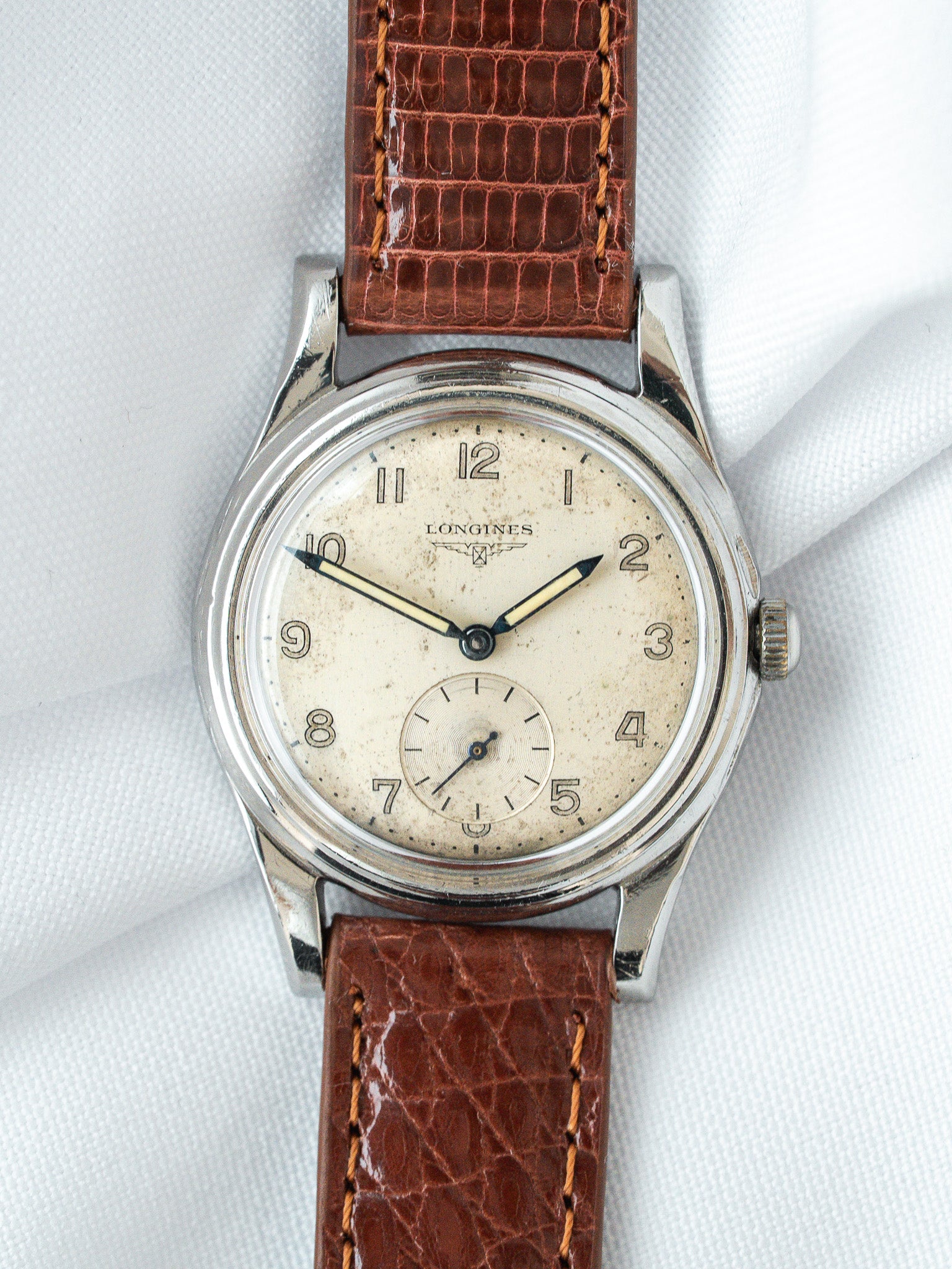Vintage Longines Military Patina Watch (1951)