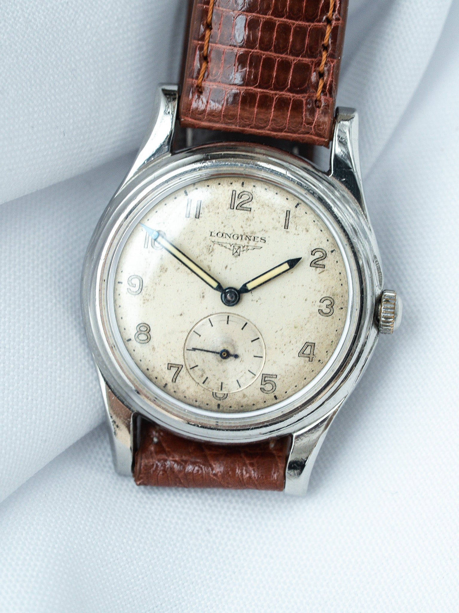 Montre Longines Vintage - Militaire Patine (1951) - Atelier Victor