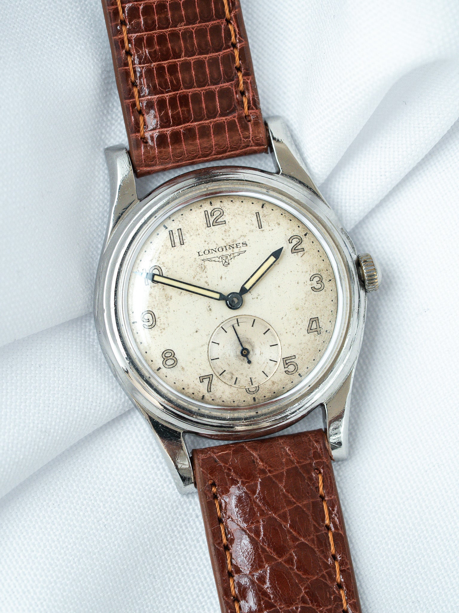 Montre Longines Vintage - Militaire Patine (1951) - Atelier Victor