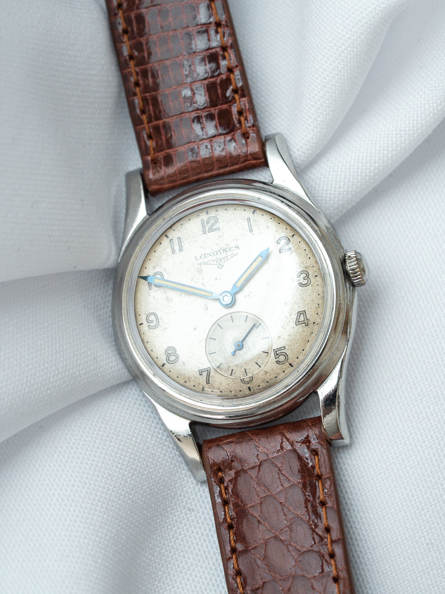 Montre Longines Vintage - Militaire Patine (1951) - Atelier Victor