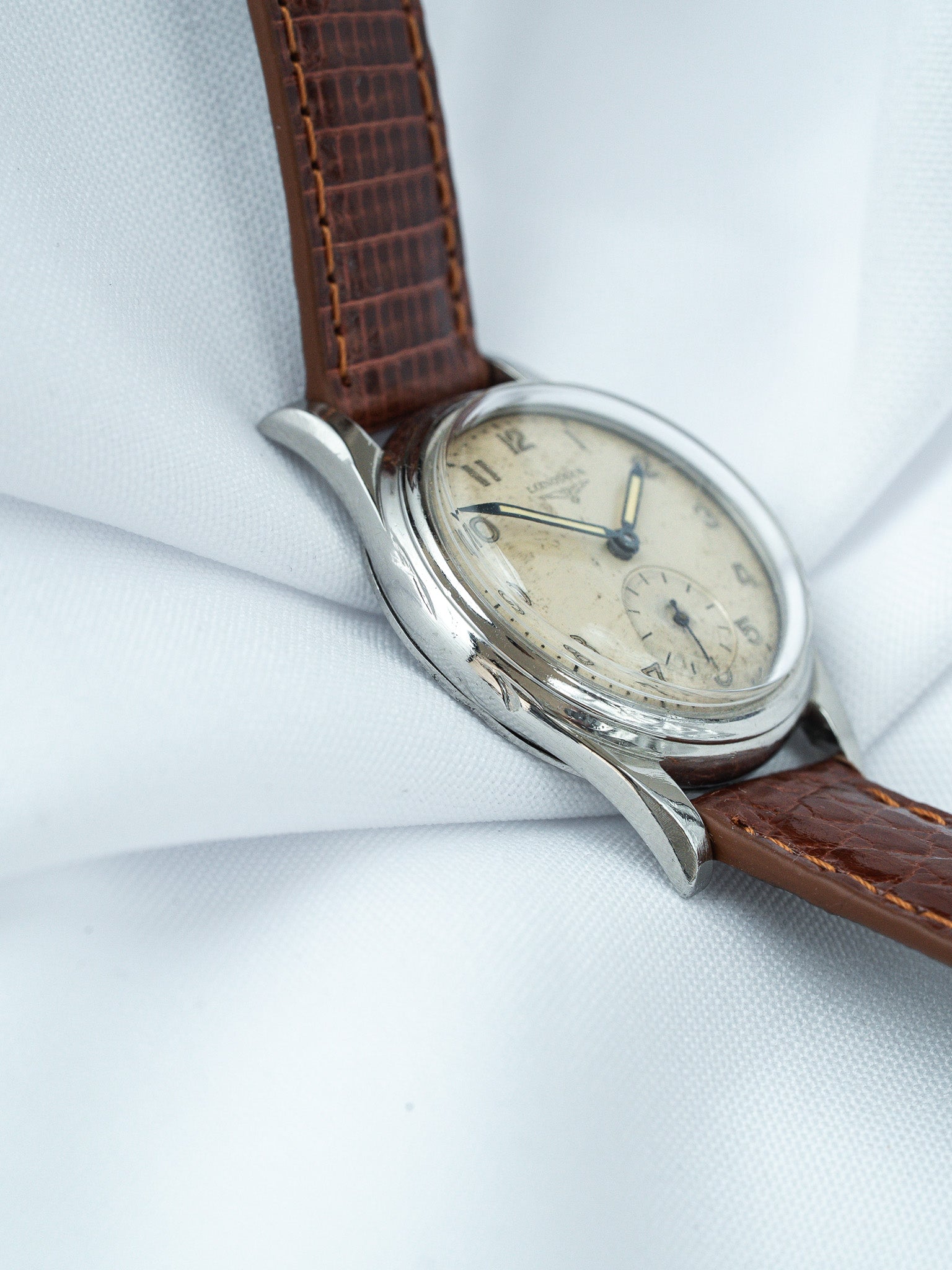 Montre Longines Vintage - Militaire Patine (1951) - Atelier Victor