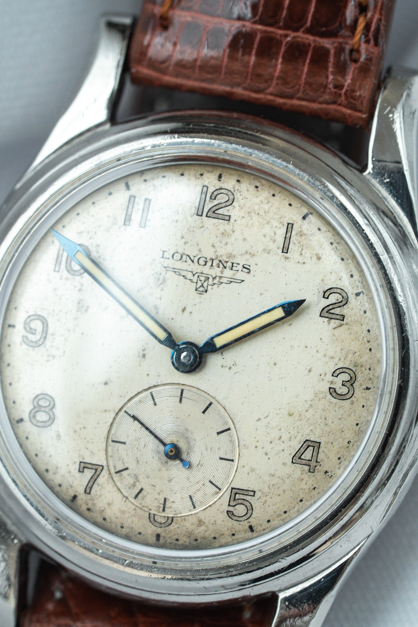 Montre Longines Vintage - Militaire Patine (1951) - Atelier Victor