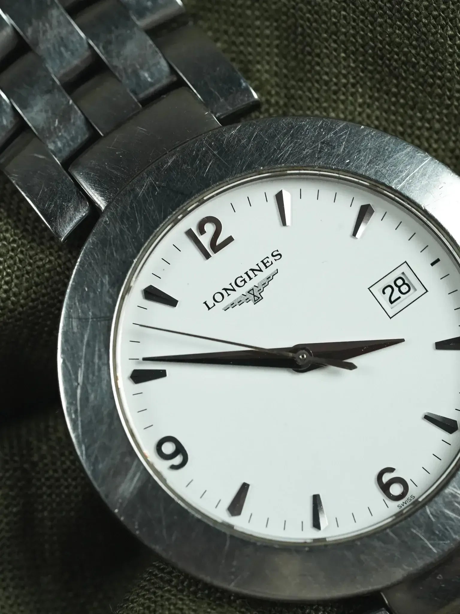 Montre Longines Vintage - Ronde Acier Quartz 37mm (Années 1990) - Atelier Victor