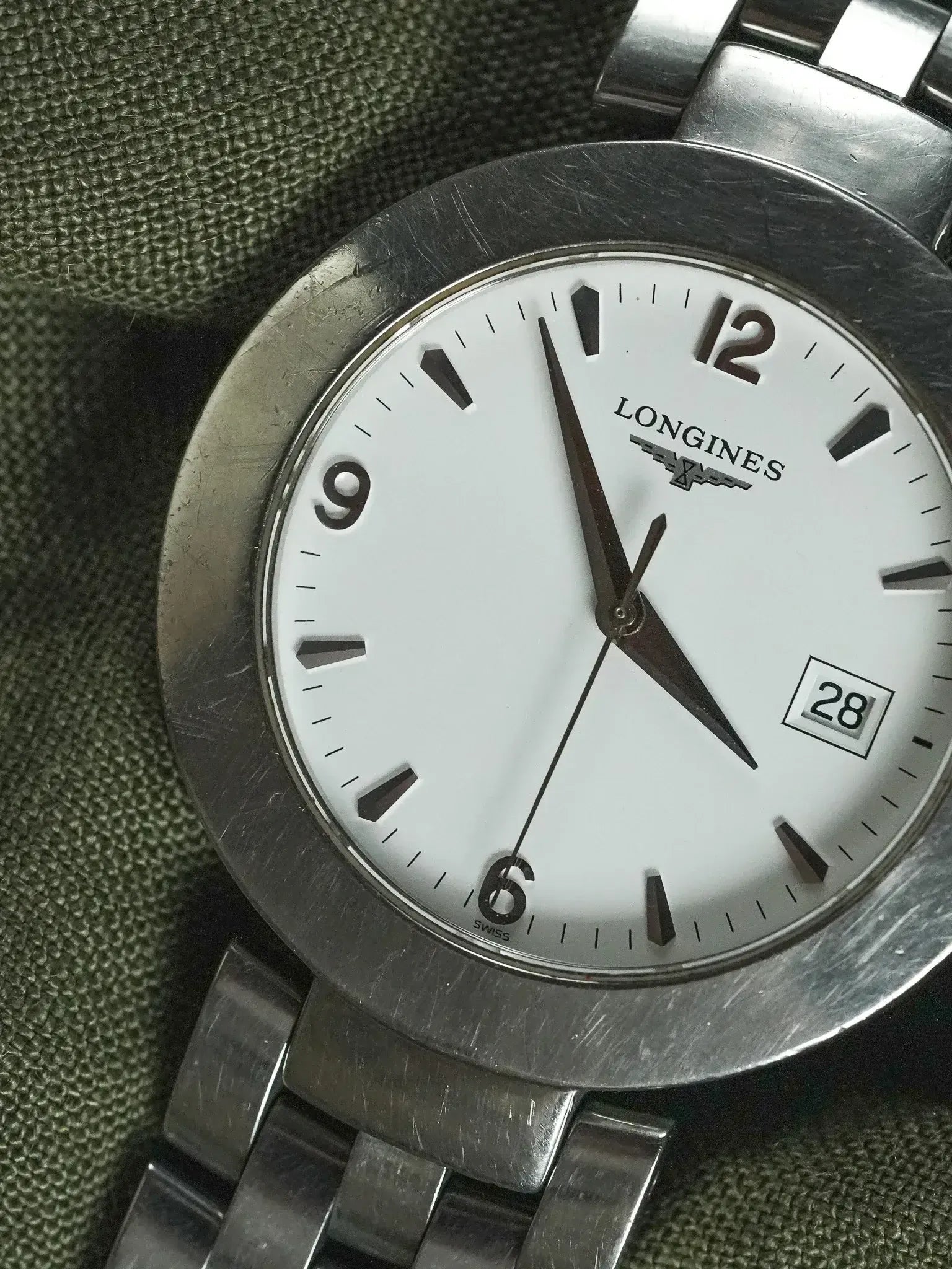 Montre Longines Vintage - Ronde Acier Quartz 37mm (Années 1990) - Atelier Victor