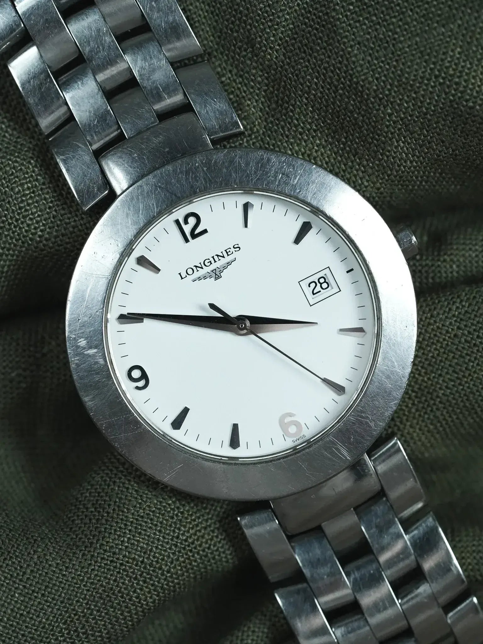 Montre Longines Vintage - Ronde Acier Quartz 37mm (Années 1990) - Atelier Victor