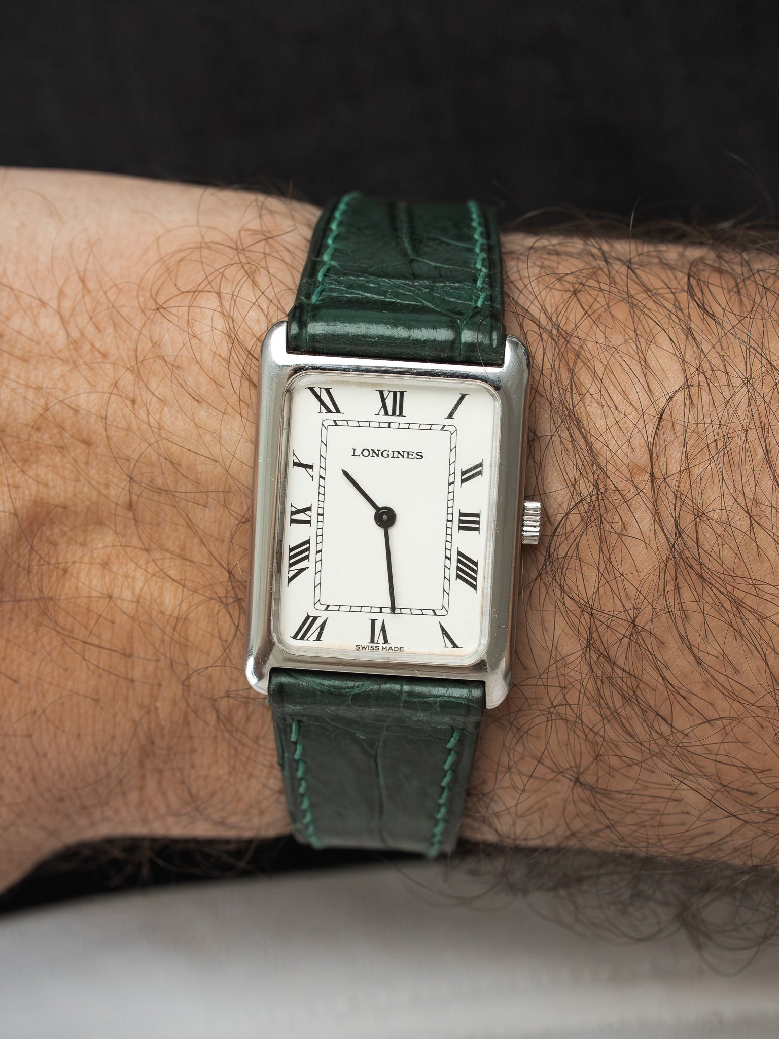 Montre Longines Vintage - Tank Acier Remontage Manuel (1975-1976) - Atelier Victor