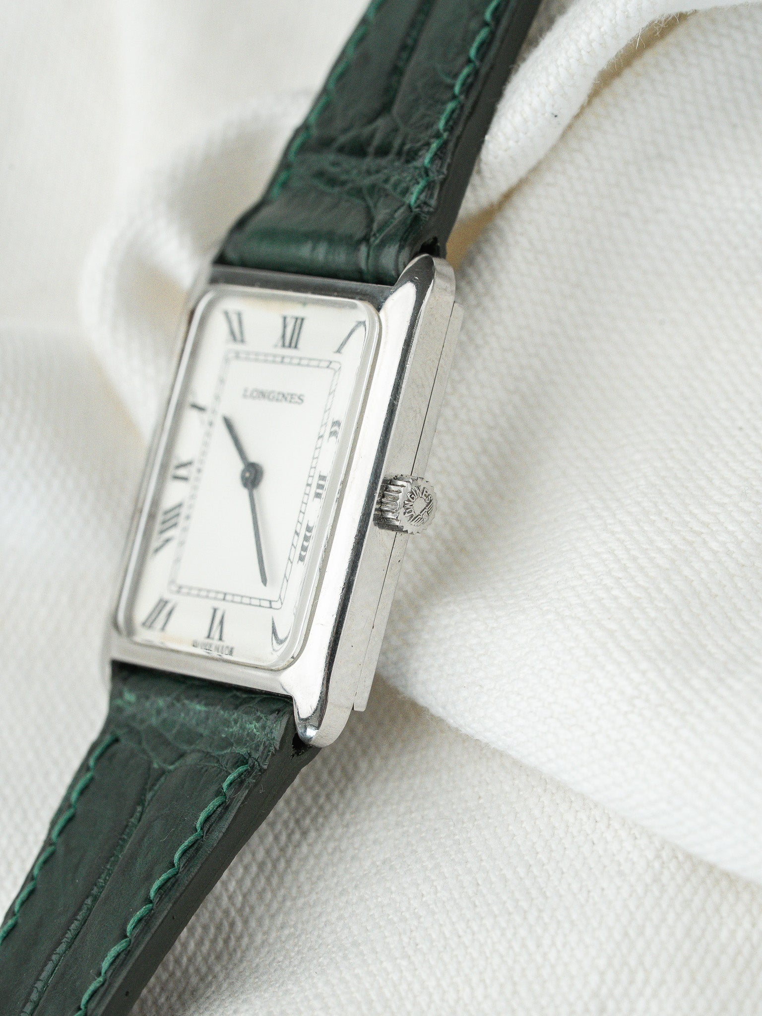 Montre Longines Vintage - Tank Acier Remontage Manuel (1975-1976) - Atelier Victor