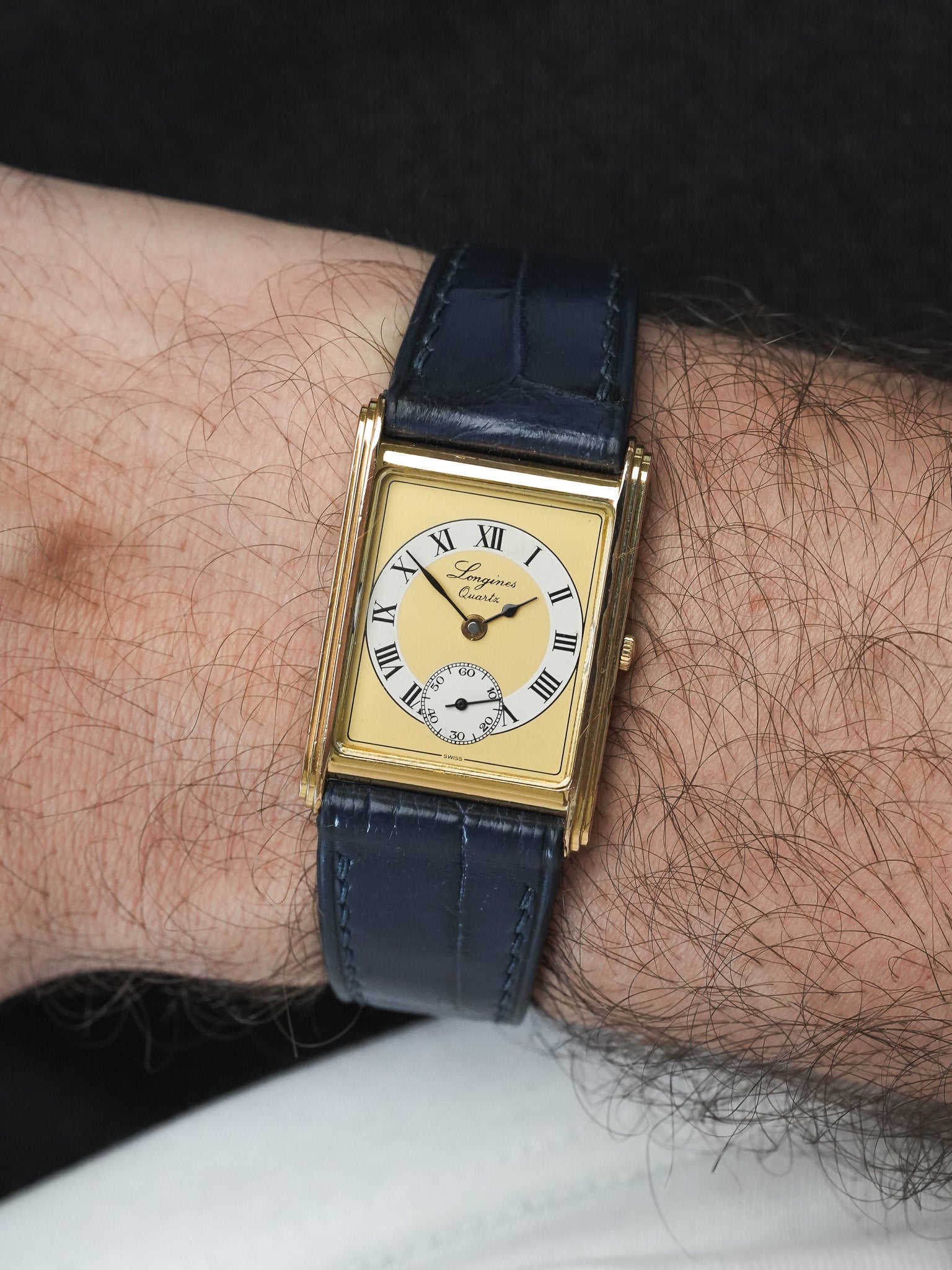 Montre Longines Vintage - Tank Or 150ème Anniversaire (Années 1980) - Atelier Victor