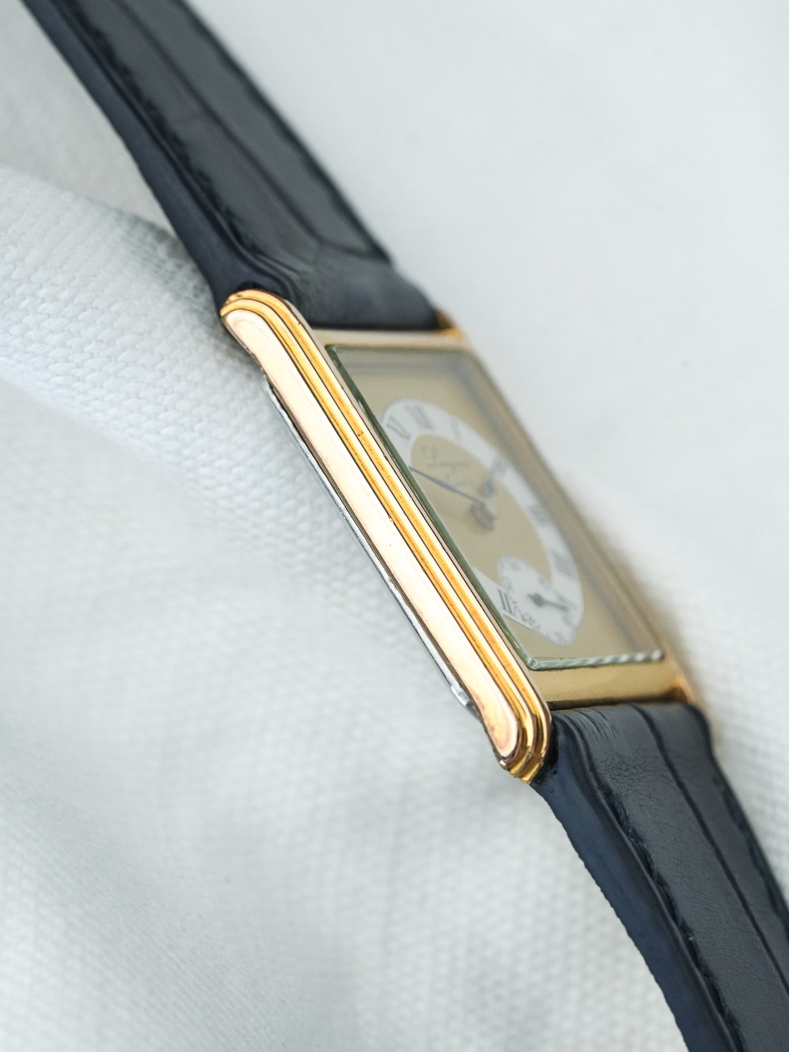 Montre Longines Vintage - Tank Or 150ème Anniversaire (Années 1980) - Atelier Victor