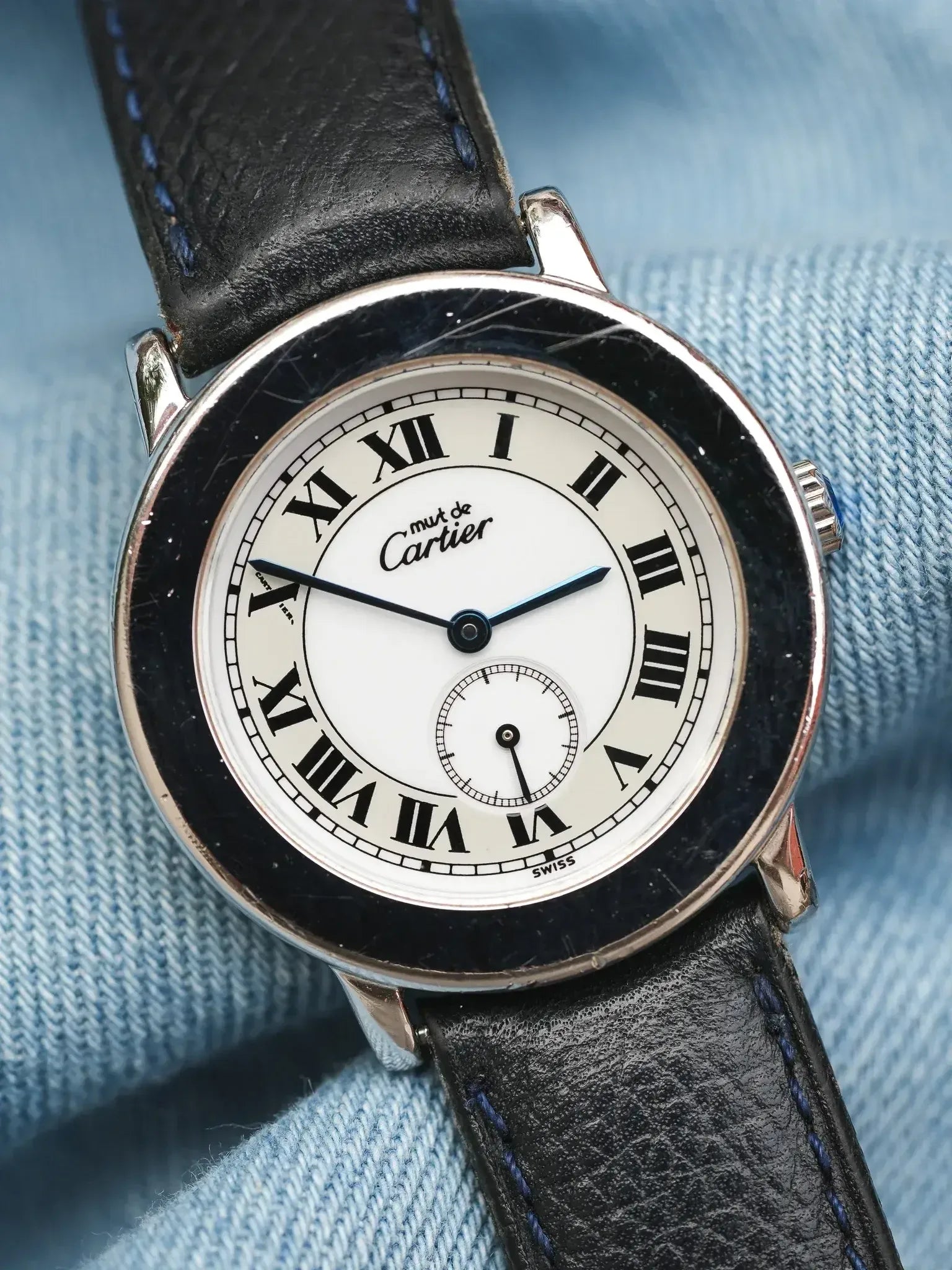Montre Must de Cartier Ronde Argent Massif 1815 (Années 2000) - Atelier Victor