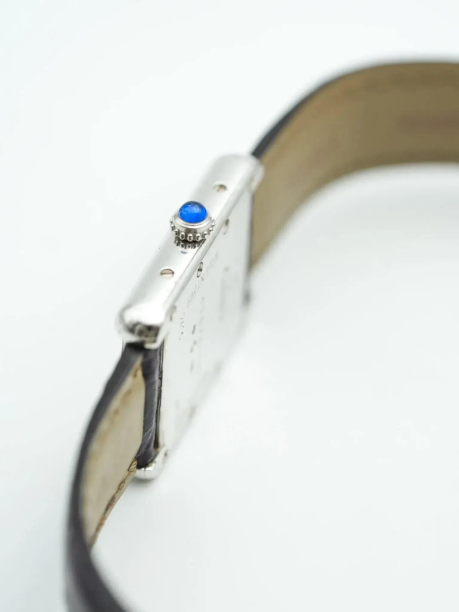 Montre Must de Cartier Tank SM Vintage - Argent Massif (Années 1990) - Atelier Victor