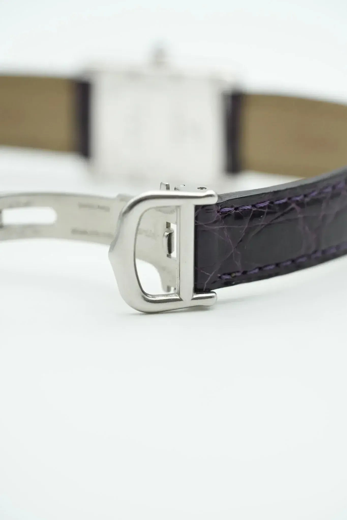 Montre Must de Cartier Tank SM Vintage - Argent Massif (Années 1990) - Atelier Victor