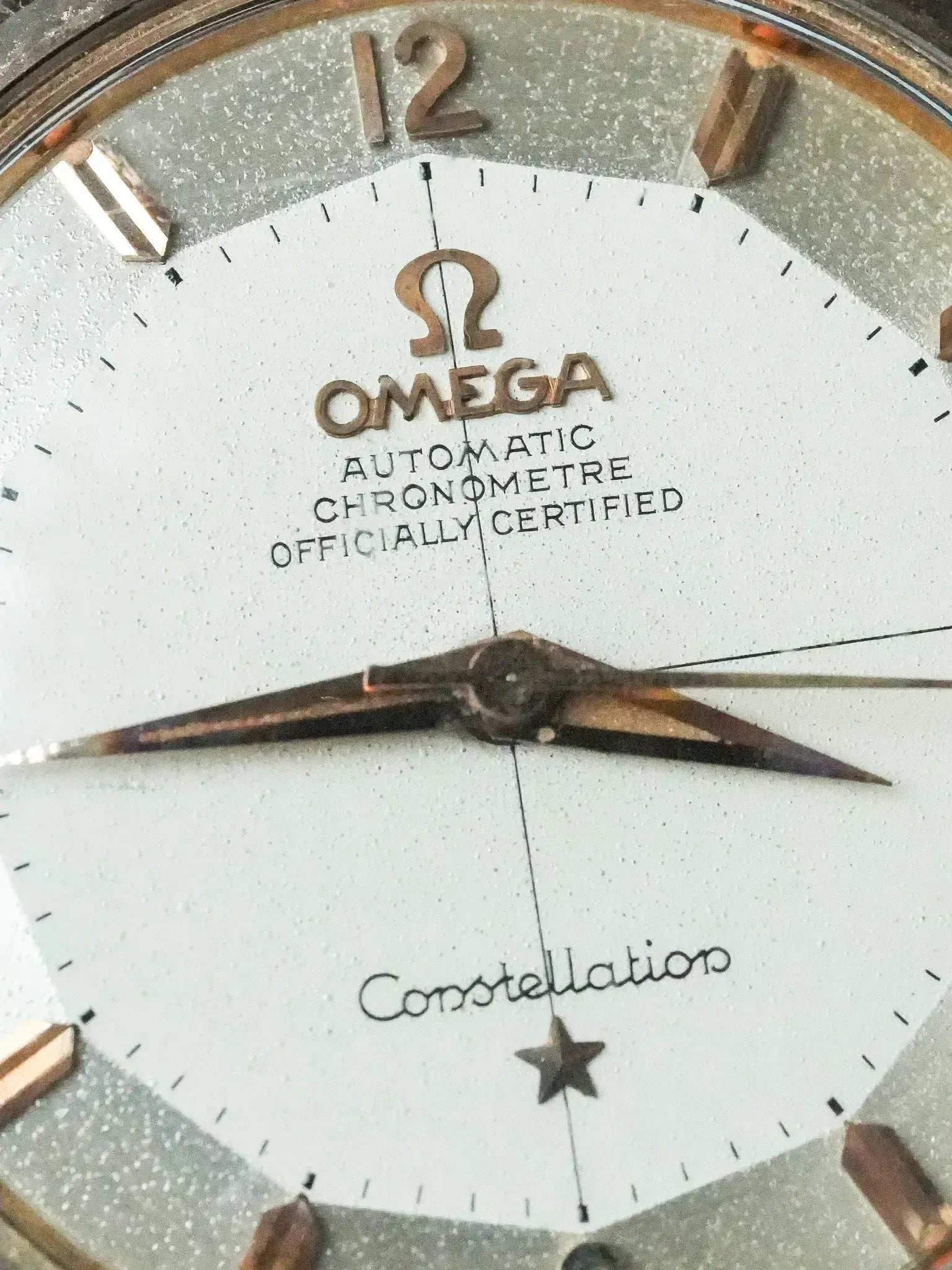 Omega - Constellation Pie Pan 2852 Crosshair Acier Or rose - 1958 - Atelier Victor