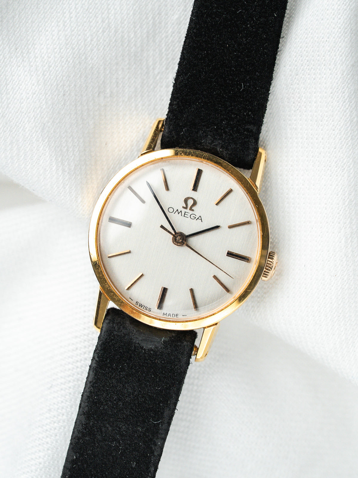 Оригинальная стальная позолоченная пряжка - часы Omega De Ville 541.003 Vintage - Atelier Victor