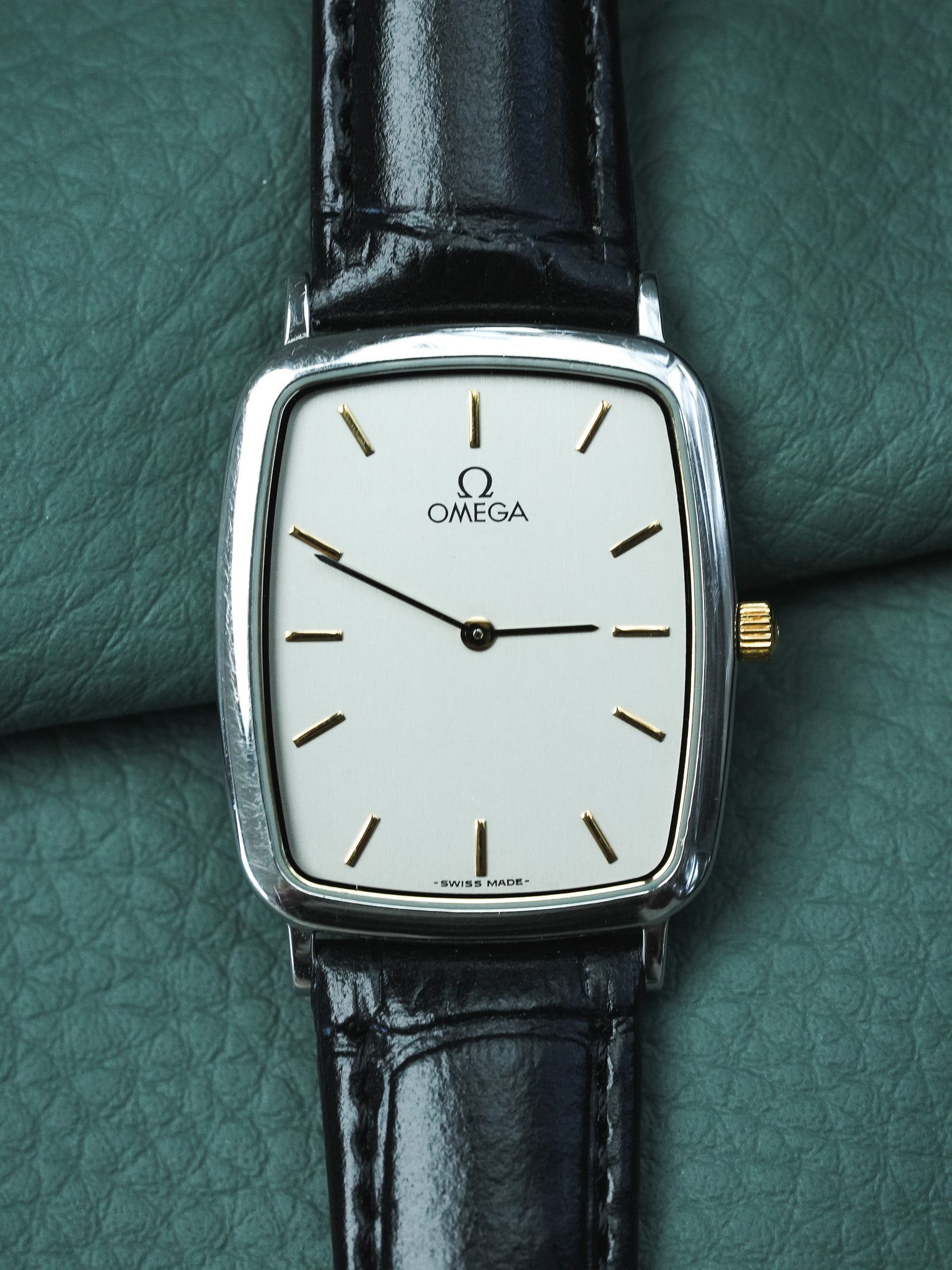 Montre Omega De Ville Vintage - réf.195.0076 Tonneau Acier (1989) - Atelier Victor