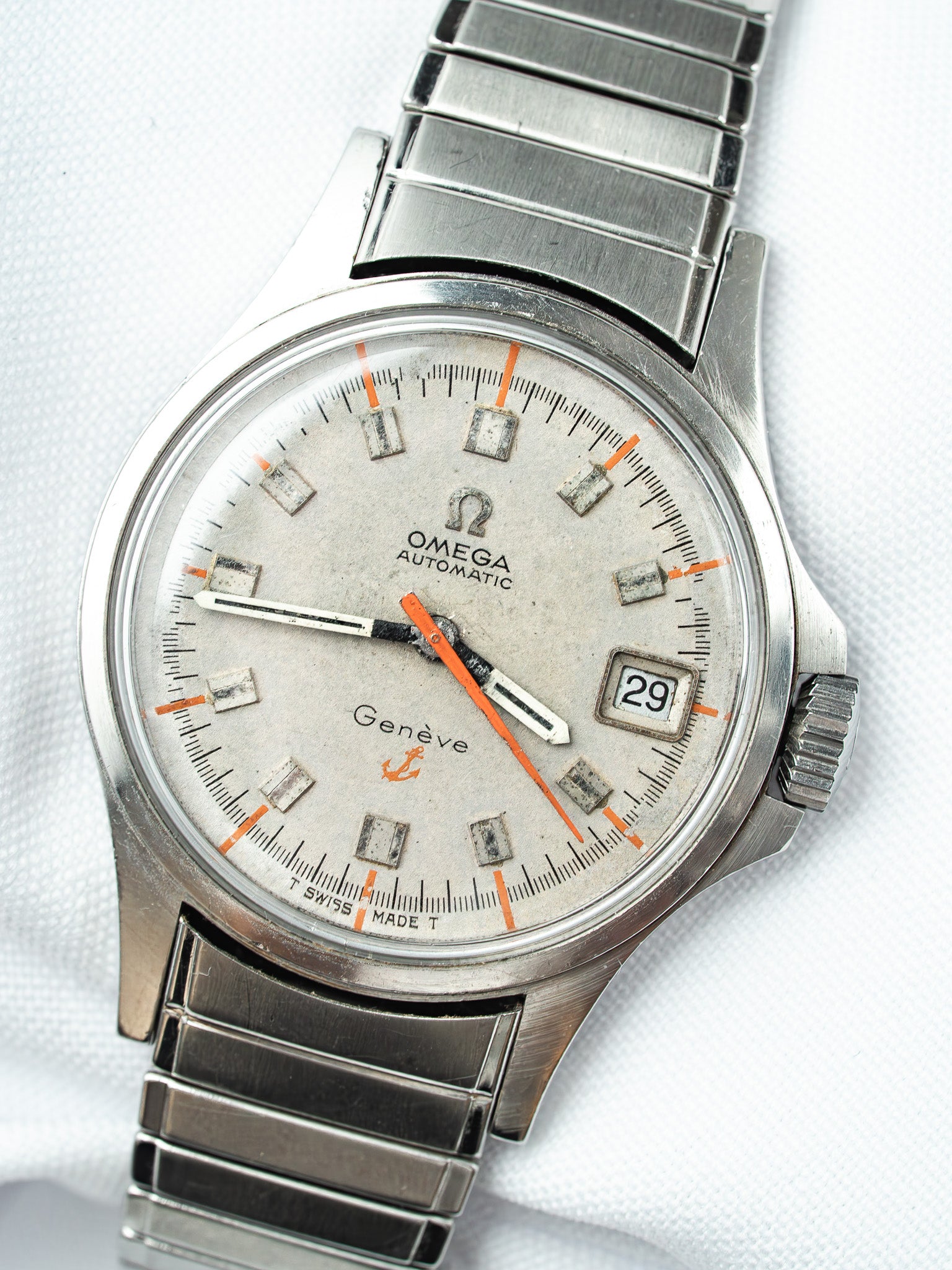 Montre Omega Genève Admiralty 166.038 Vintage - 35mm Acier (1968) - Atelier Victor