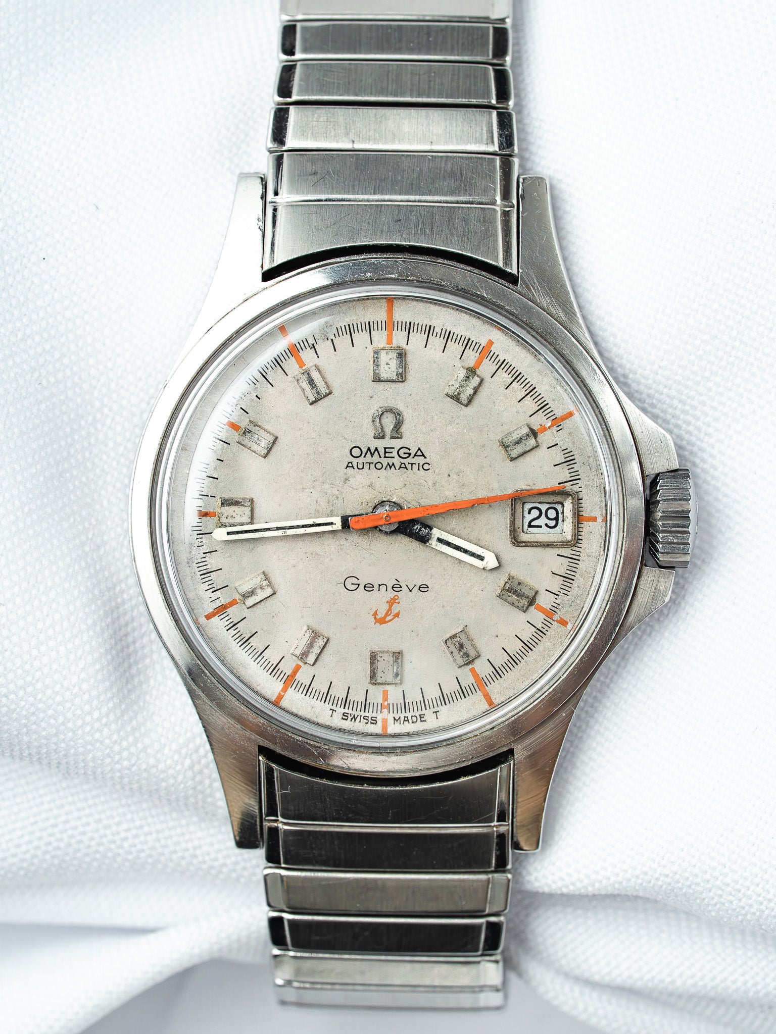 Montre Omega Genève Admiralty 166.038 Vintage - 35mm Acier (1968) - Atelier Victor