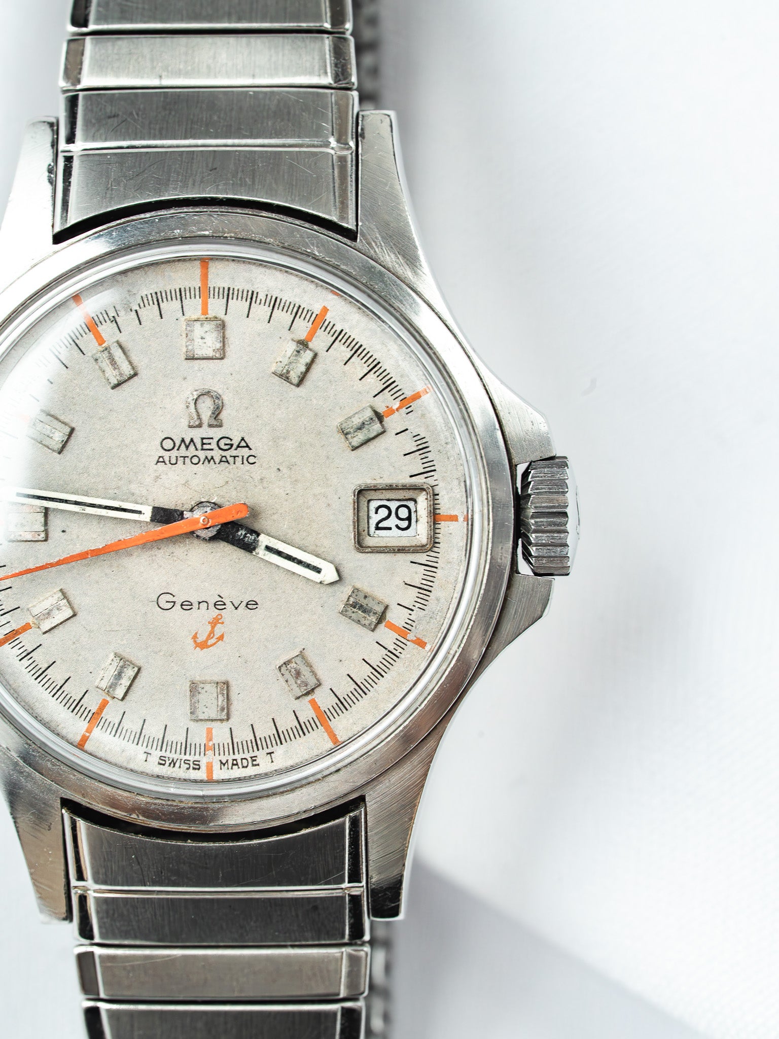 Montre Omega Genève Admiralty 166.038 Vintage - 35mm Acier (1968) - Atelier Victor
