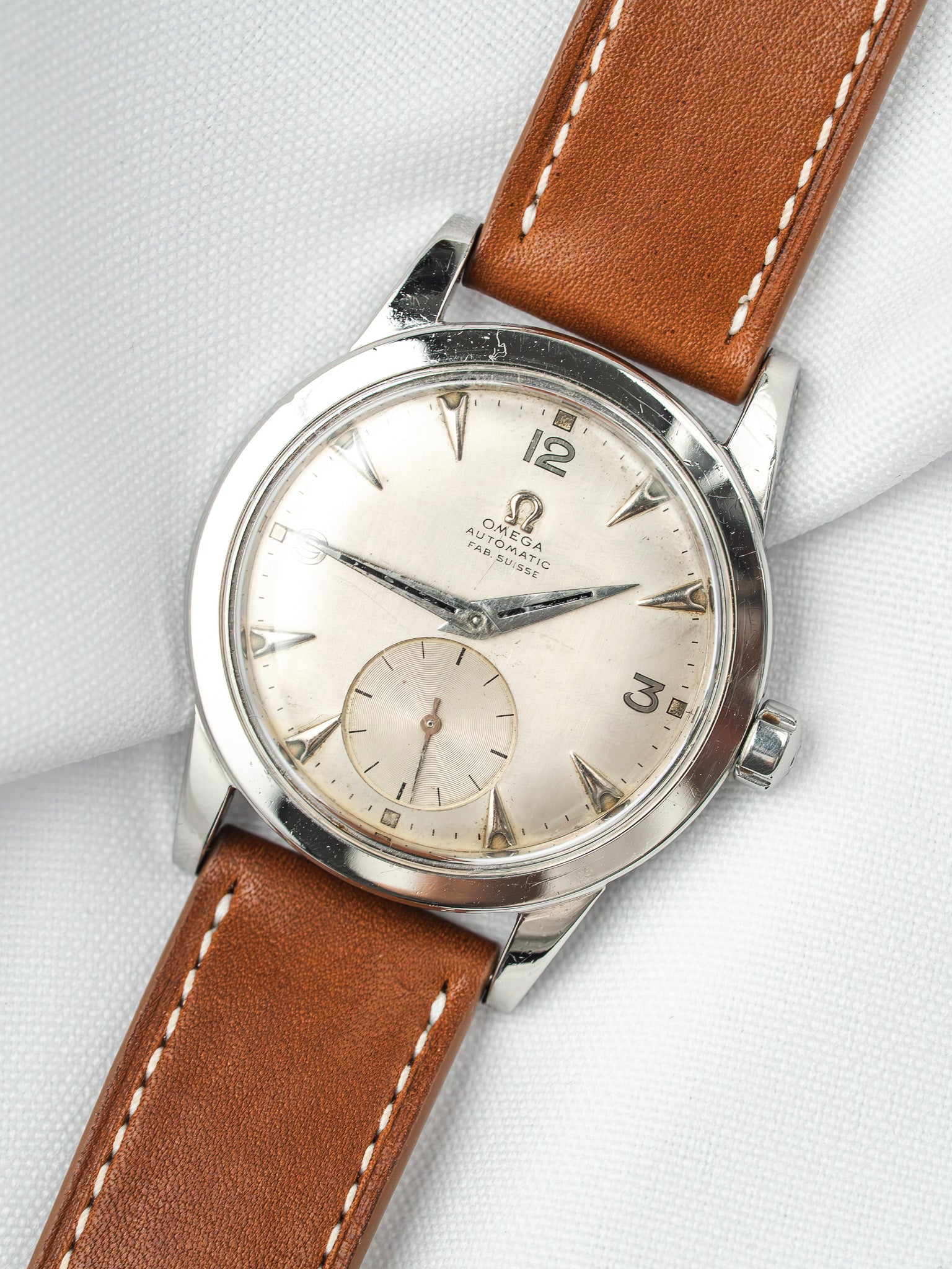Montre Omega "Pre-Seamaster" 2576-4 Vintage - 34mm Acier (1947) - Atelier Victor