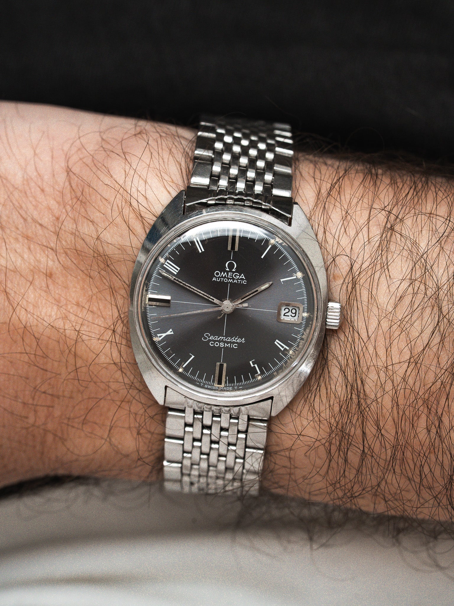 Orologio Omega Seamaster Cosmic 166.023 — Cadran Gris (1967)