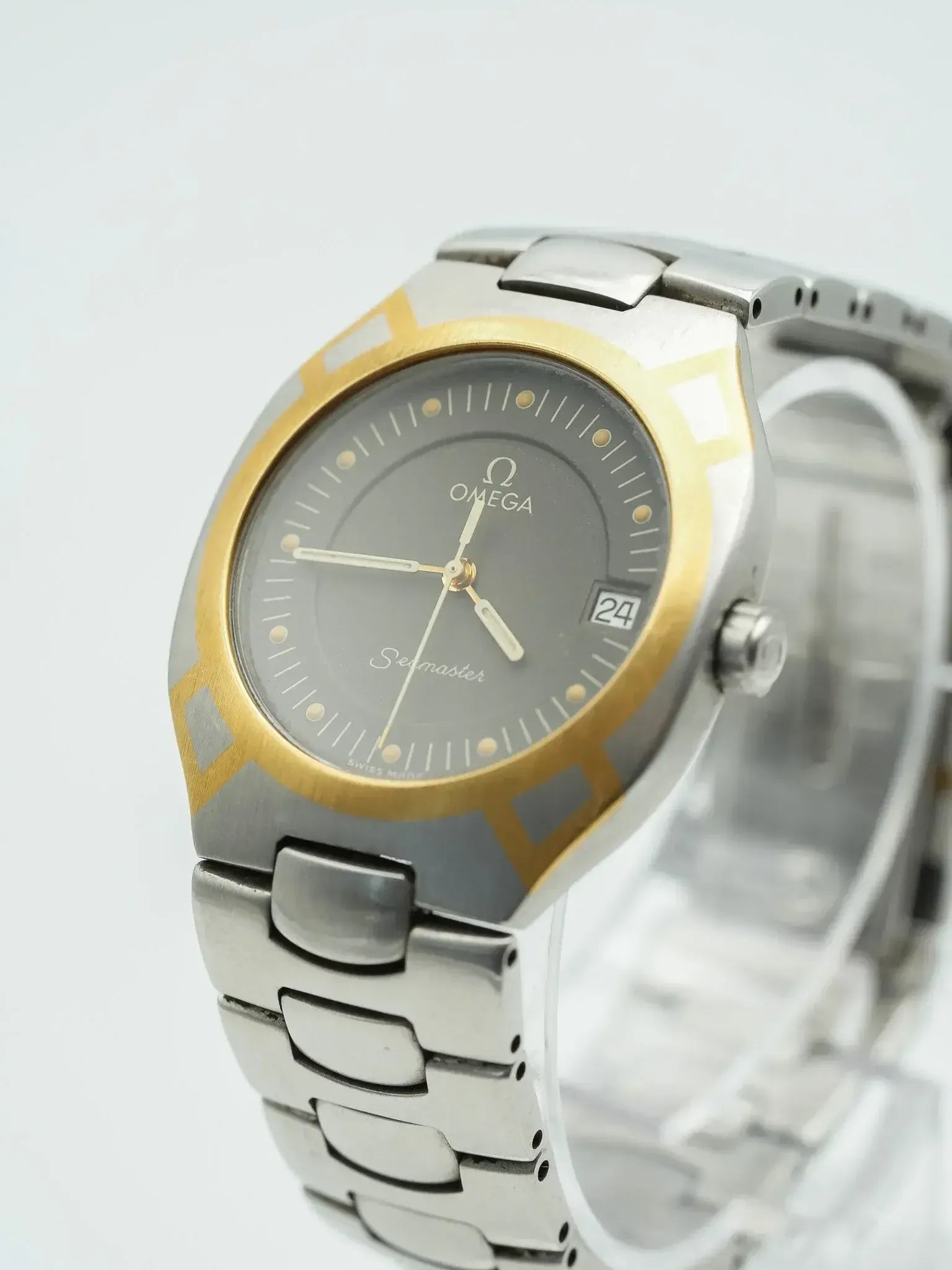 Montre Omega Seamaster Polaris Vintage - 31mm Acier et Or (1991) - Atelier Victor