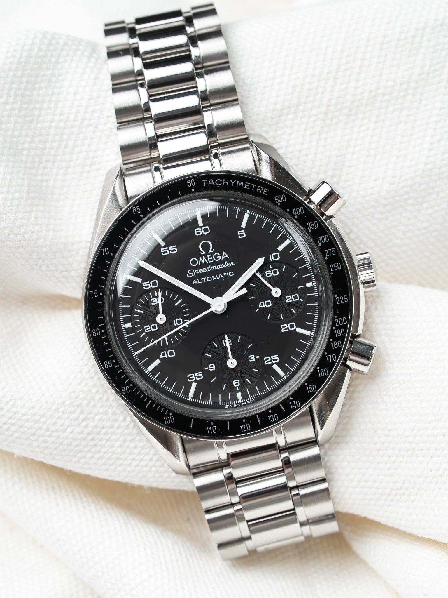 Montre Omega Speedmaster Reduced 3510.50 Vintage - 39mm Acier (1998) - Atelier Victor