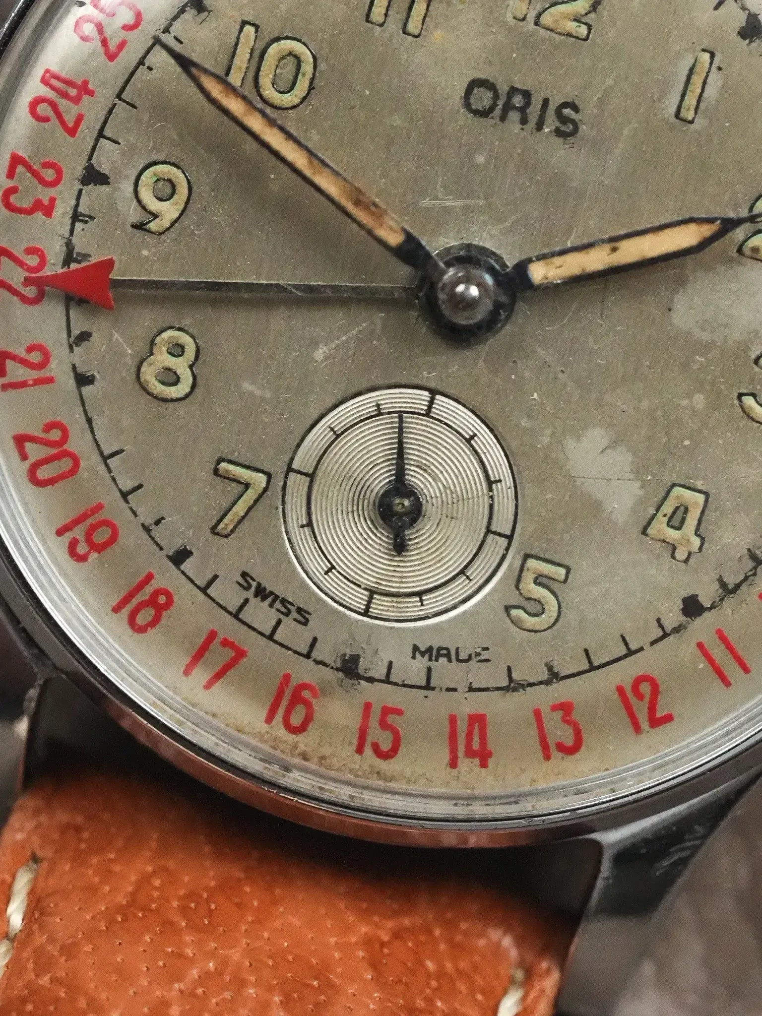 Montre Oris Pointer Date Vintage - Acier 30,5mm (Années 1950) - Atelier Victor