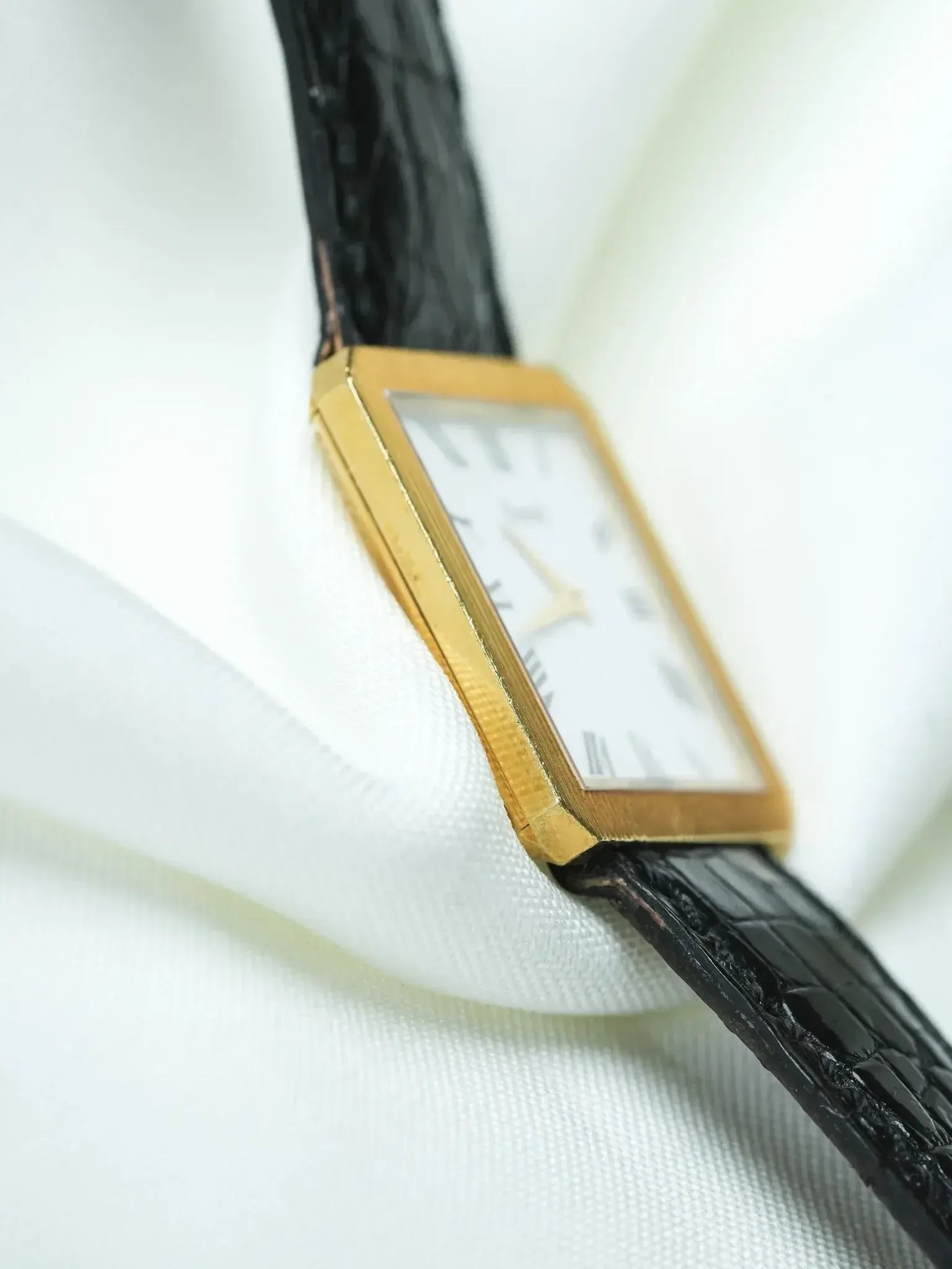 Piaget Protocole Vintage Watch (1970s) - ref.9154 18k Yellow Gold White Dial