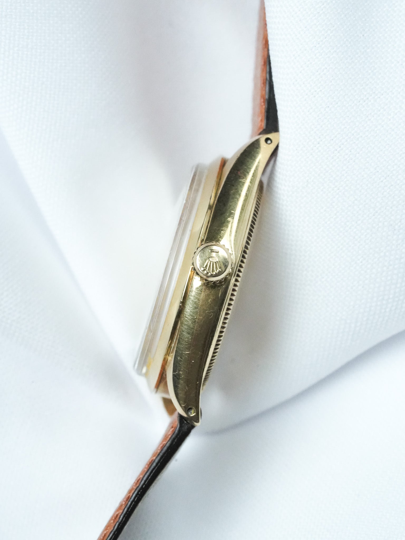 Montre Rolex Oyster 1002 Vintage - 34mm or jaune 18k (1966) - Atelier Victor