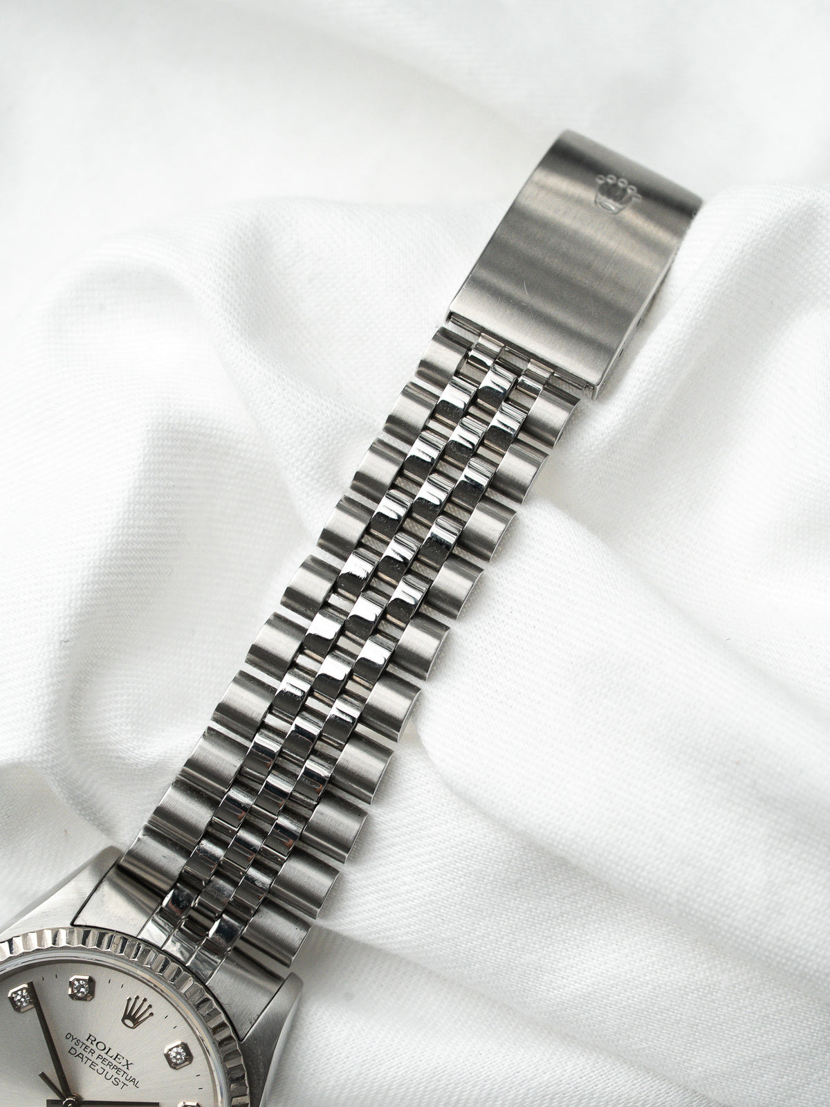Steel Jubilee bracelet - Vintage Rolex Datejust Watch 16234 - Atelier Victor