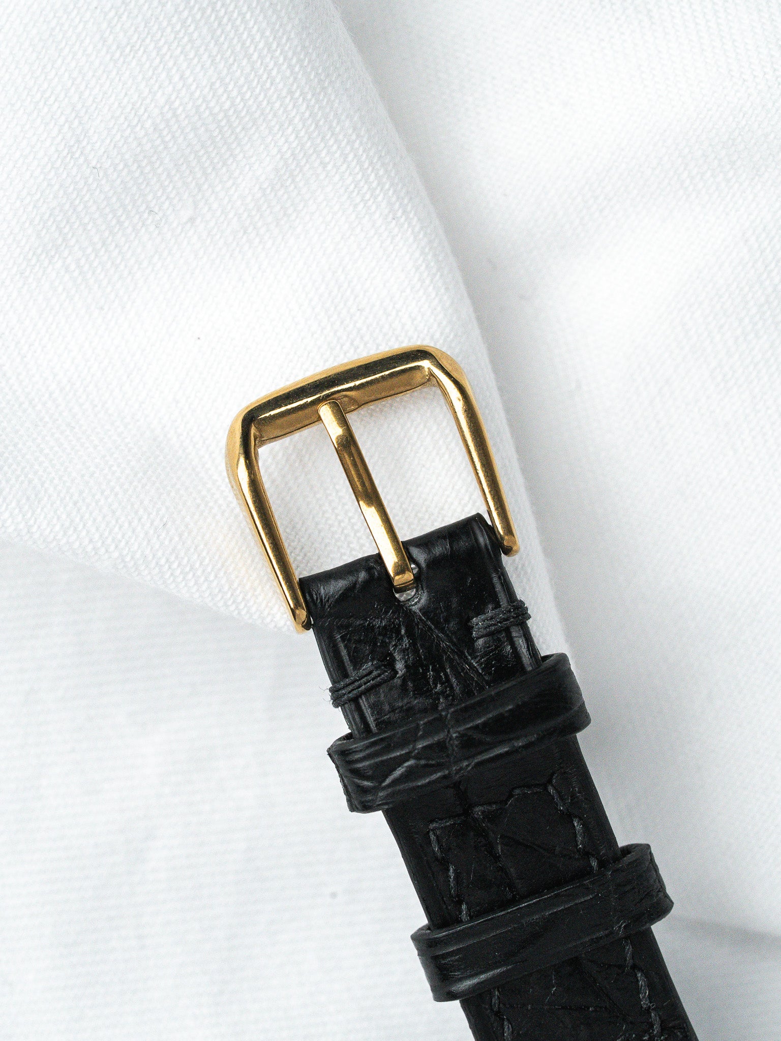 Vintage Watch Seiko - 6F22-8029 Gold-Plated — Moonphase White Dial (1990)