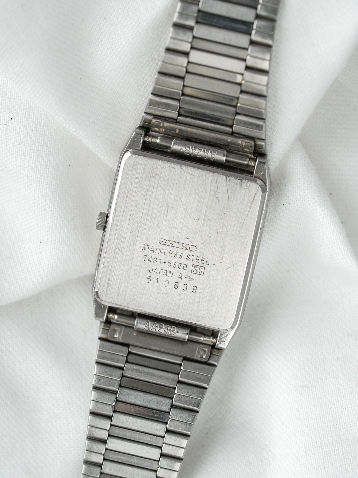 Attacchi integrati tra cassa e bracciale - Seiko 7431-5360 Watch Vintage - Atelier Victor